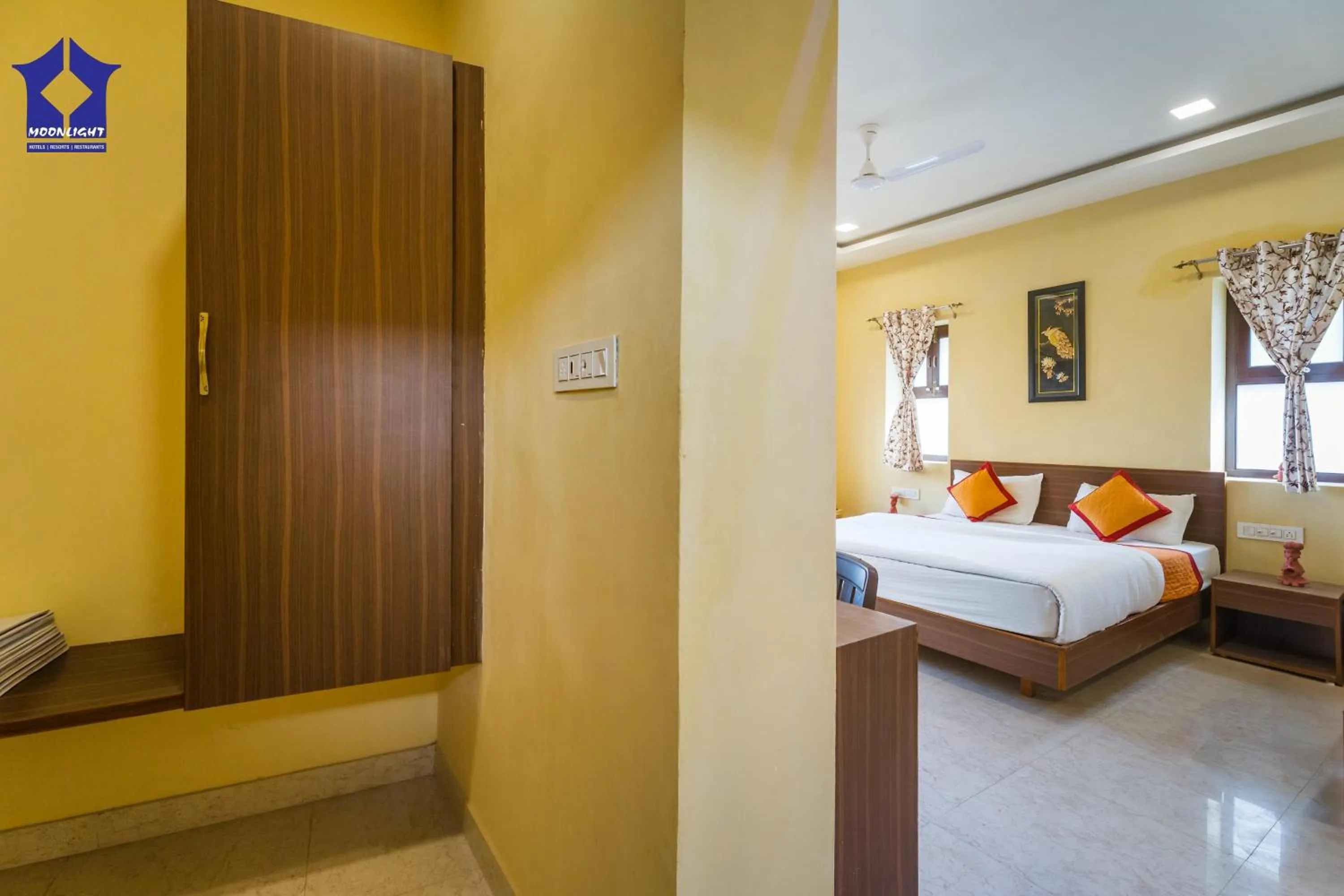 Bedroom, Bed in Moonlight Nature Resort & Swimming Pool