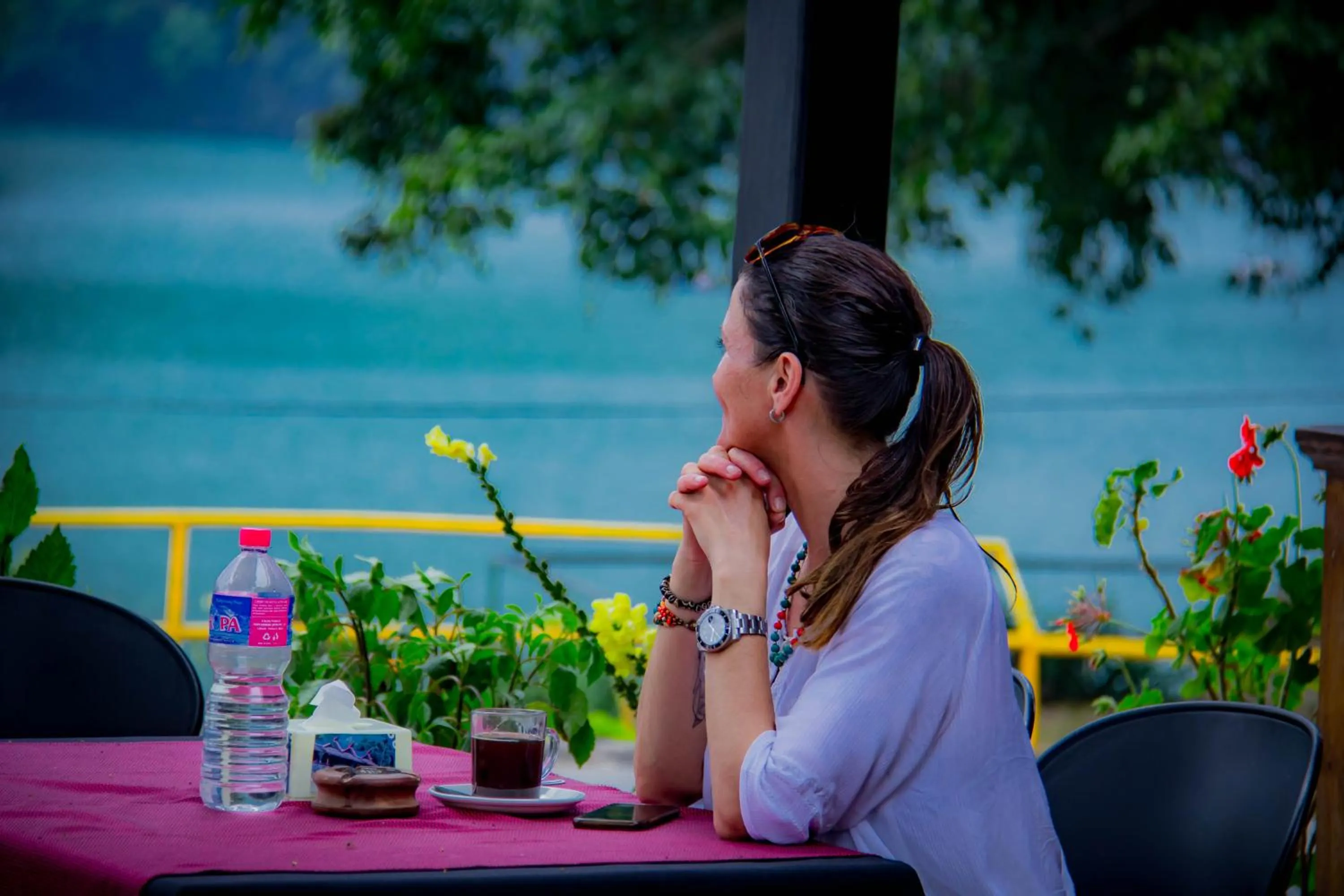 People in Lake View Resort