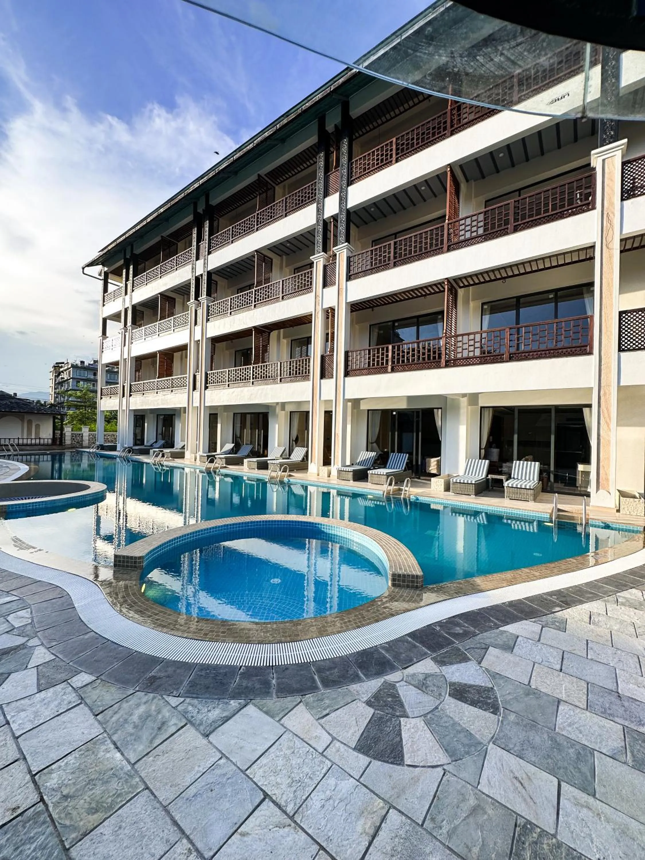 Property building in Lake View Resort