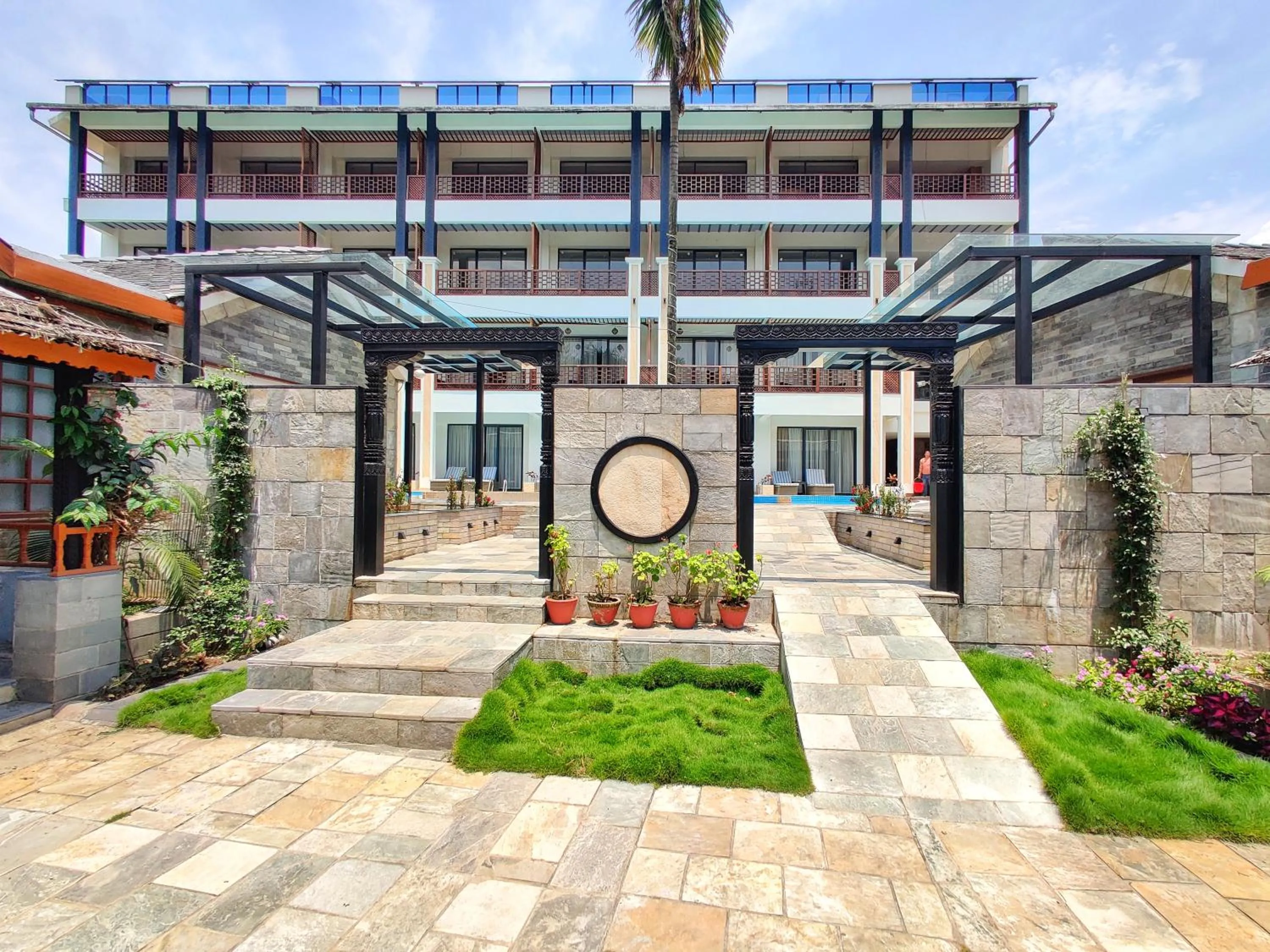 Property building in Lake View Resort