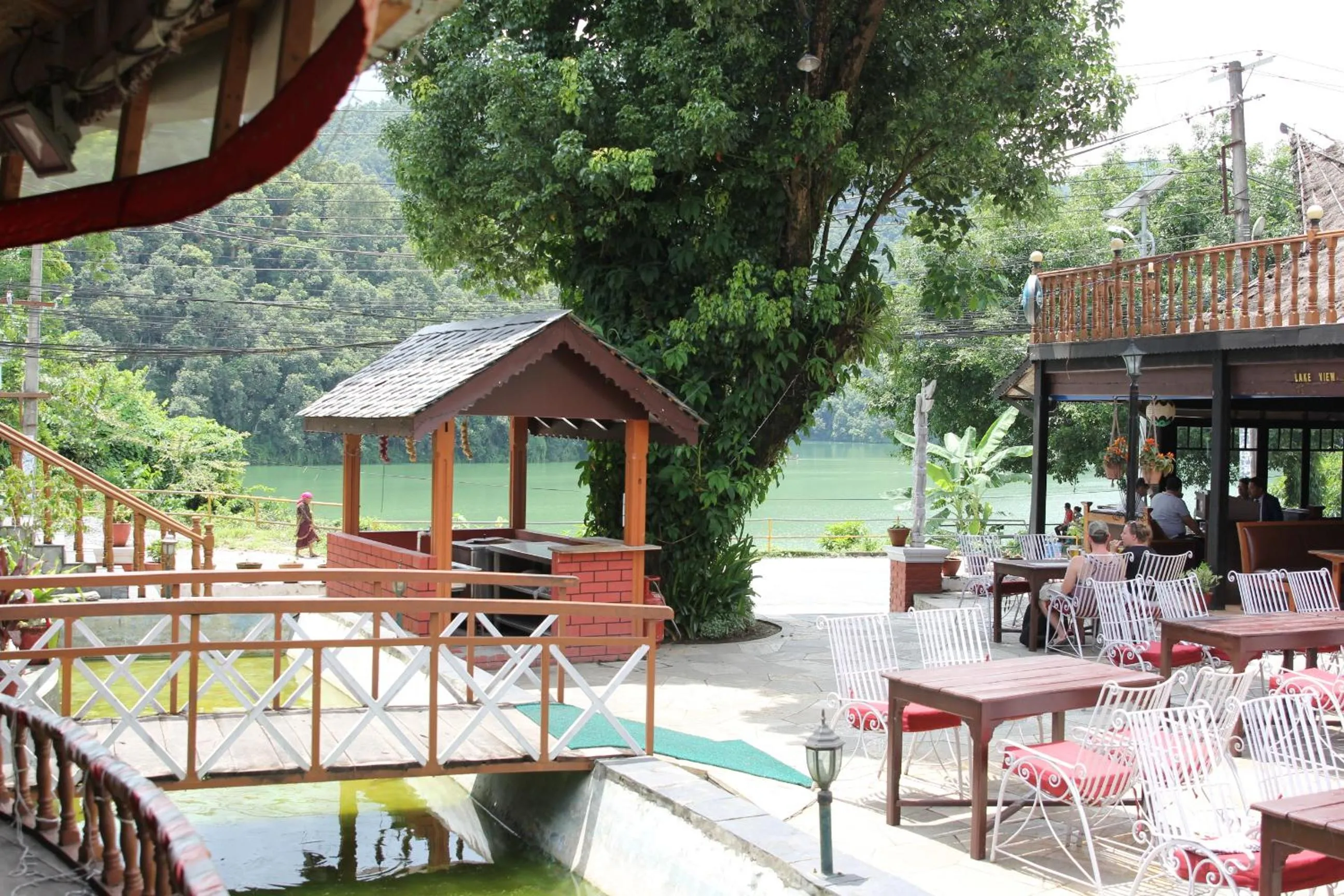 Patio in Lake View Resort