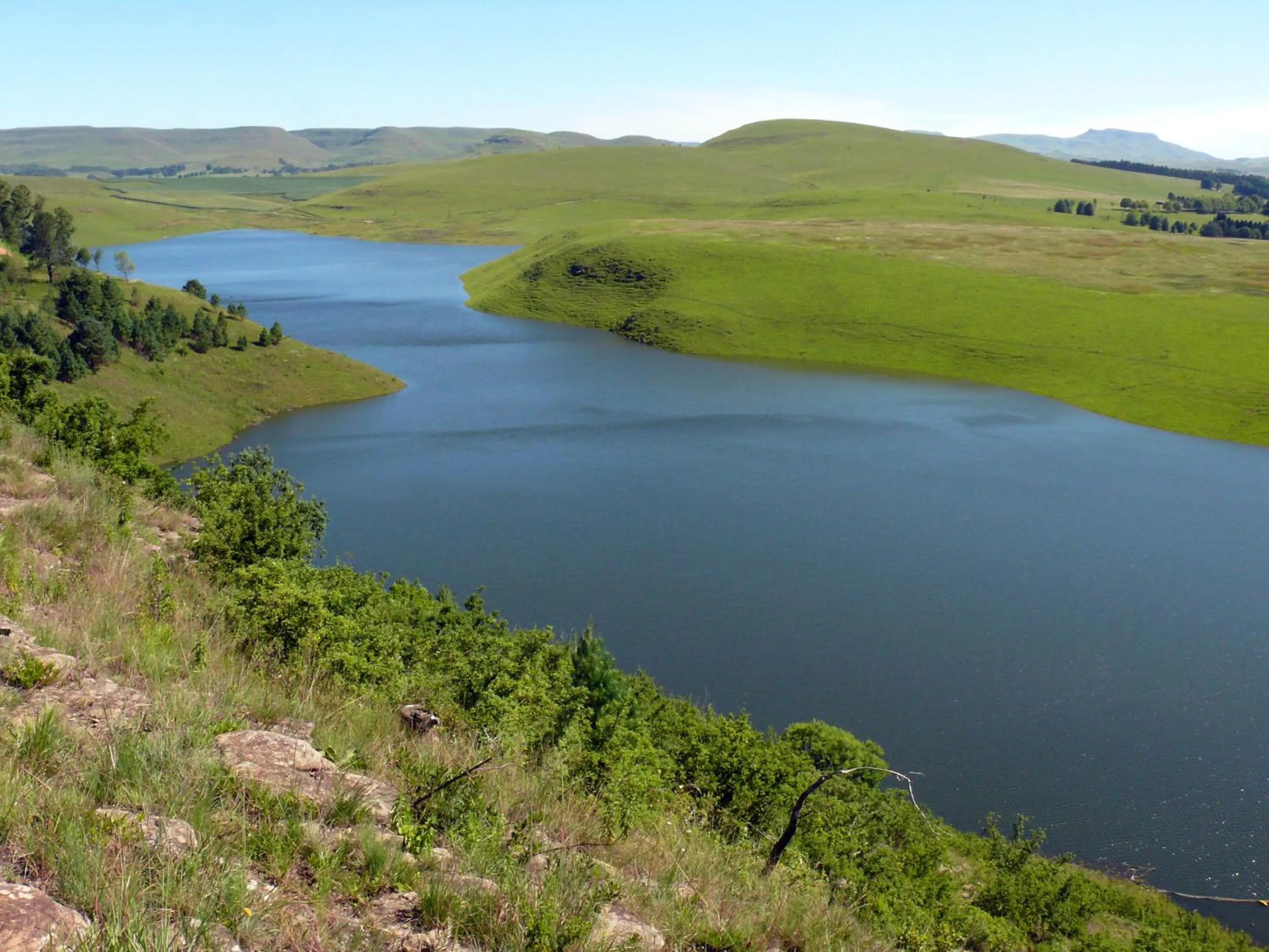 Lake view in Crags Cottage