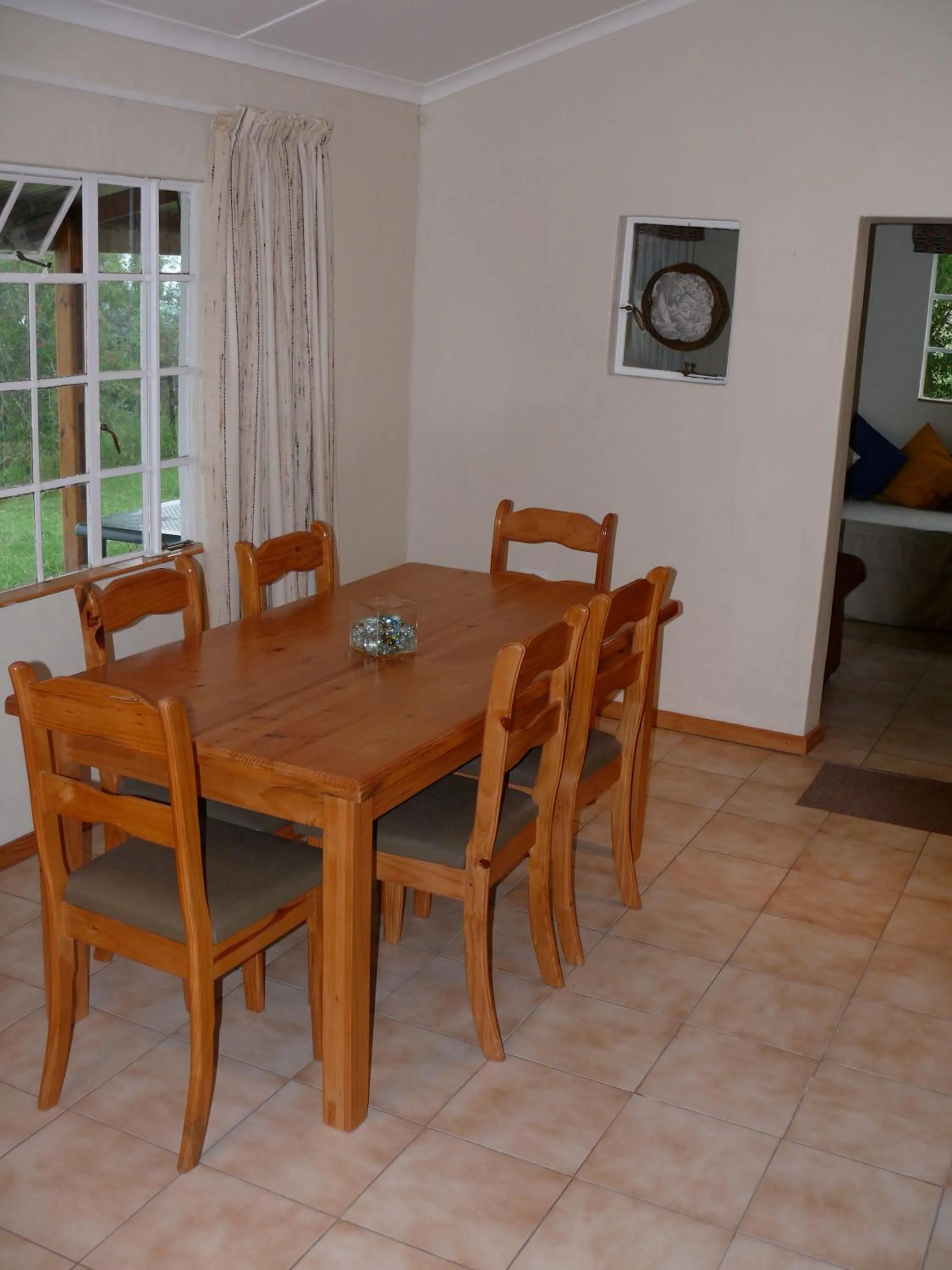Dining area in Crags Cottage