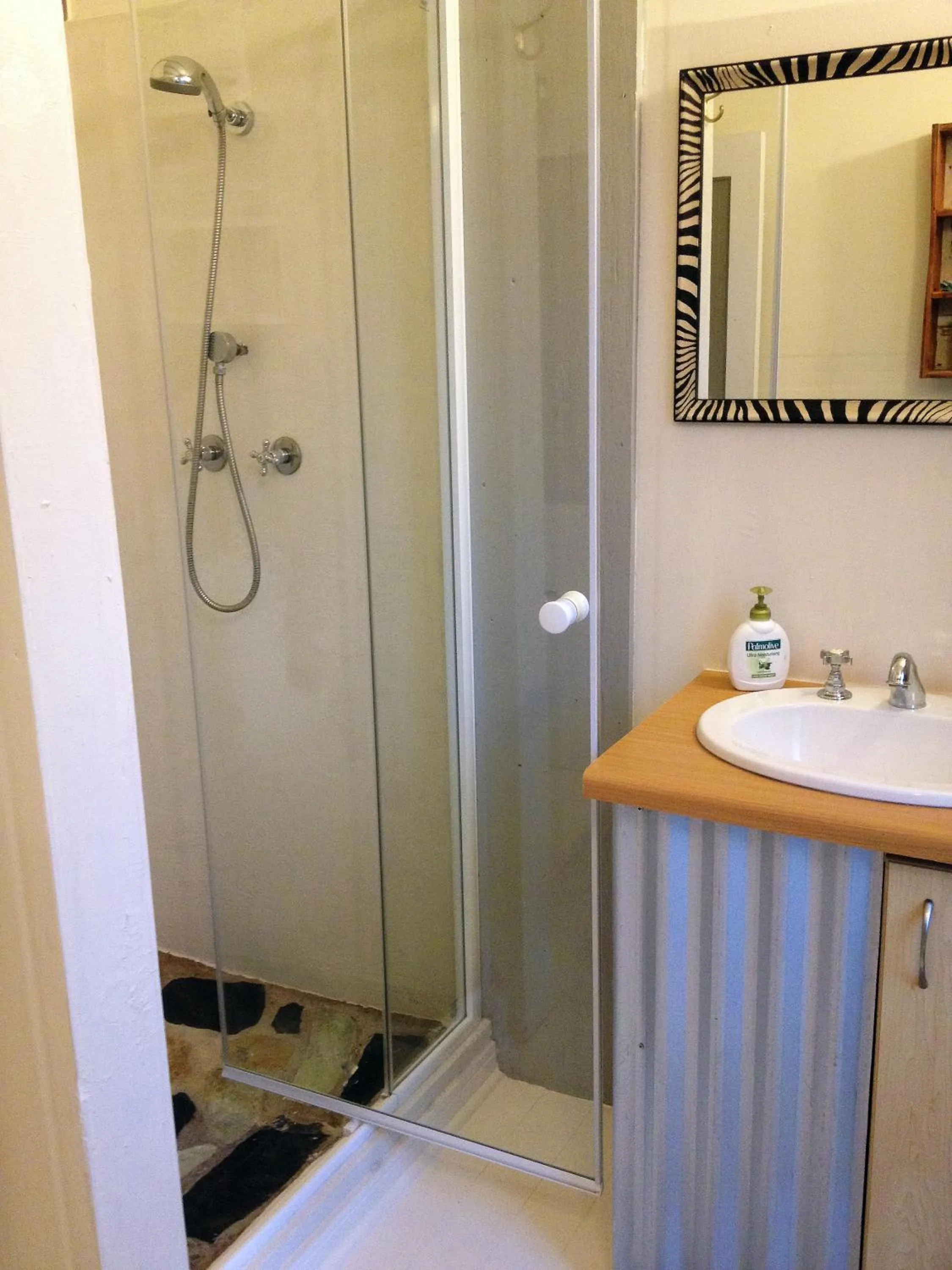 Shower in Loeriewood Garden Apartment, Hunters Home
