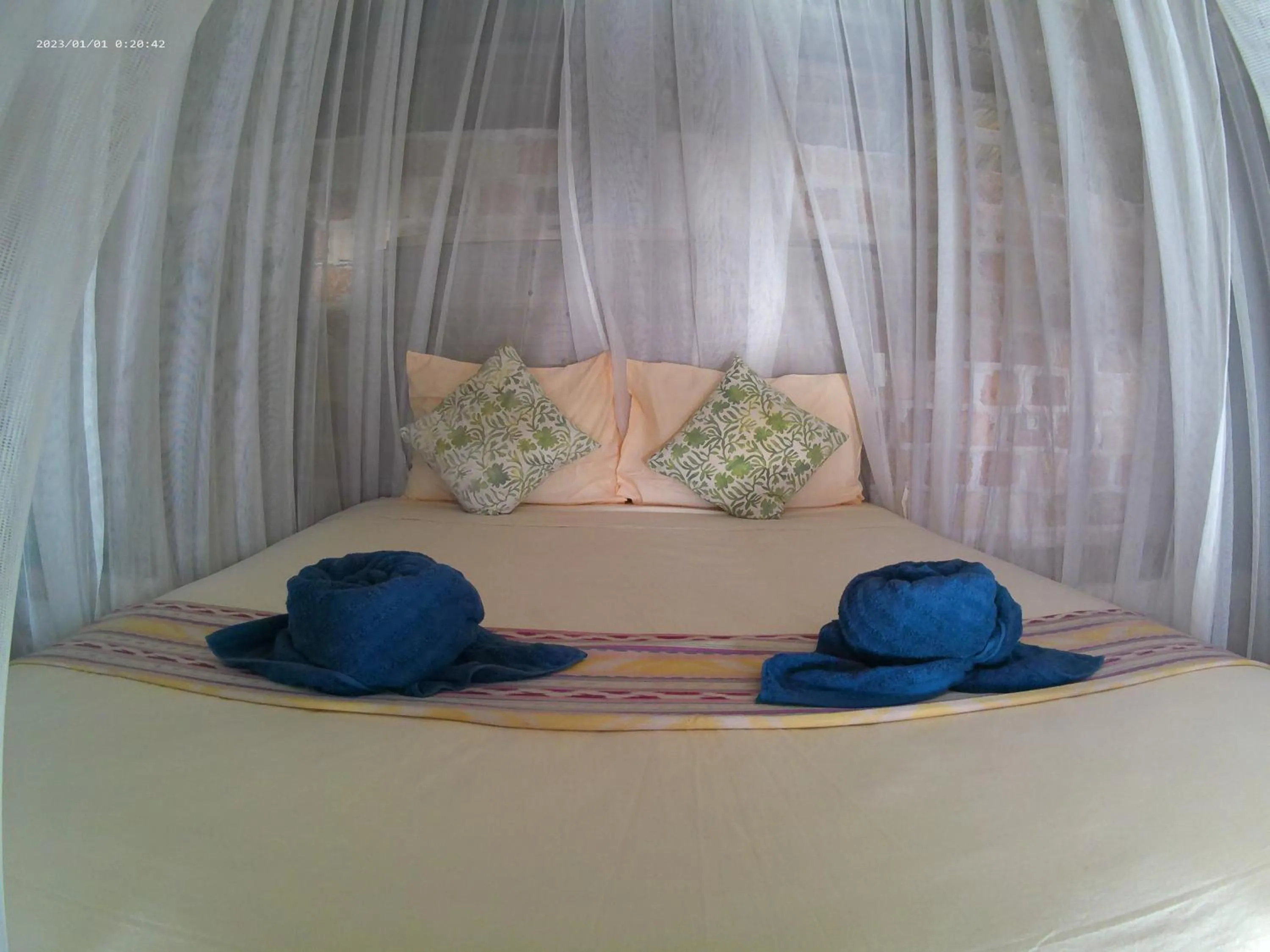 Bed in Utopia Rote Lodge