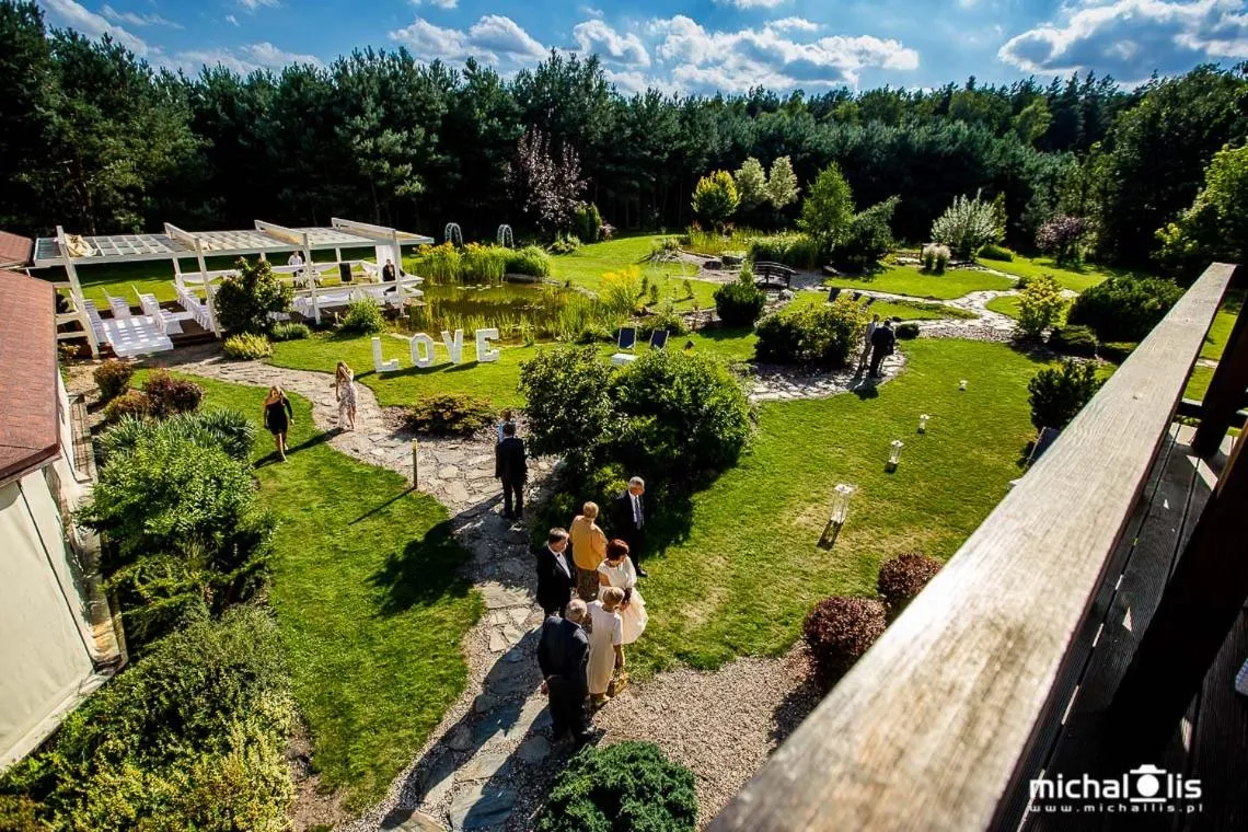 Garden in Hotel Rozdroże Nieborów