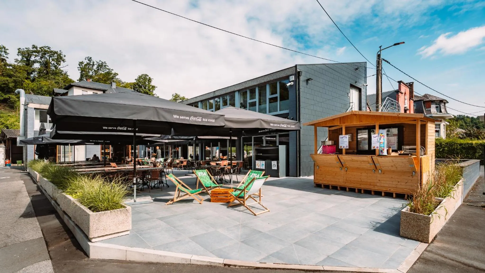 Patio in Hotel Aquatel