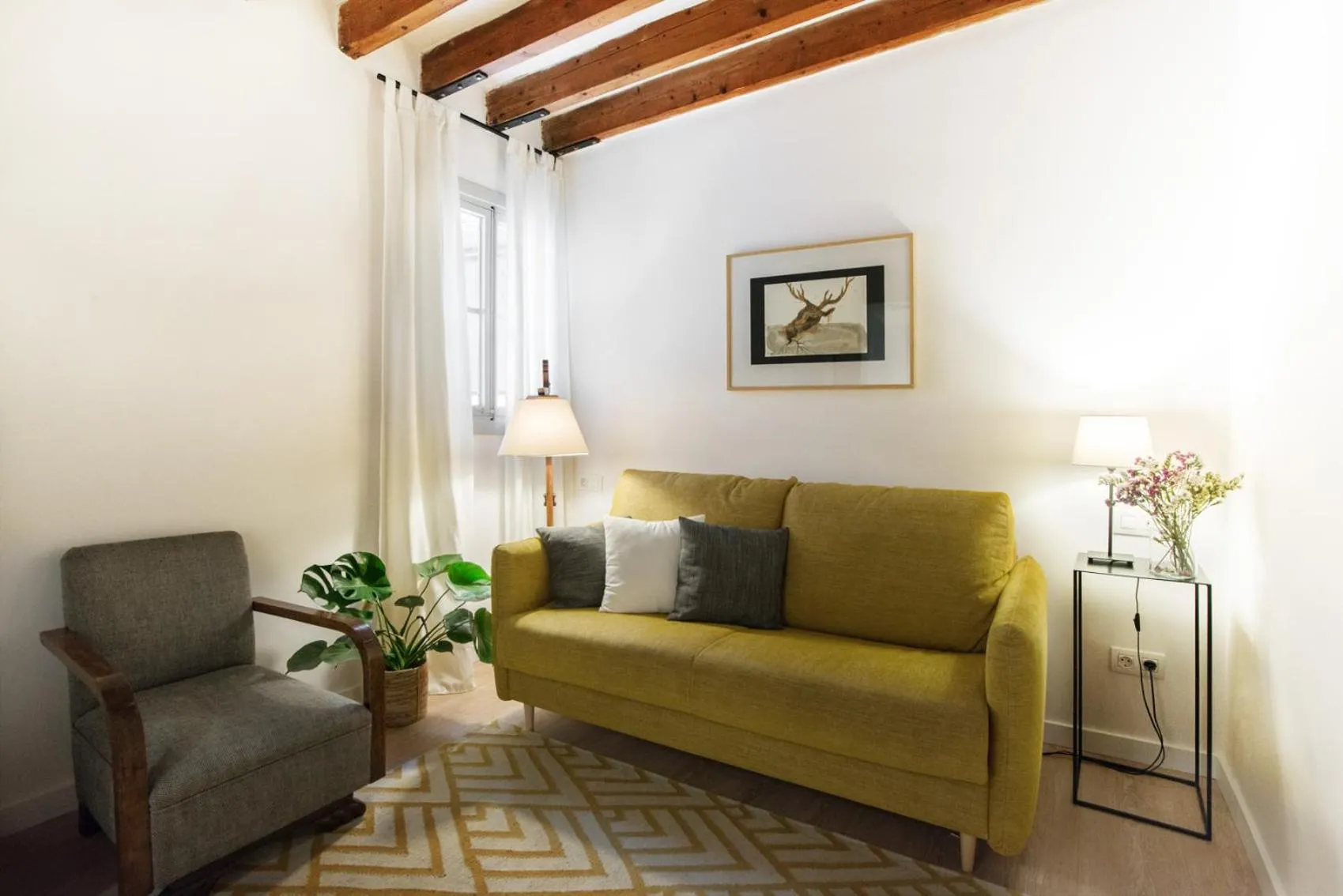 Living room in Canavall