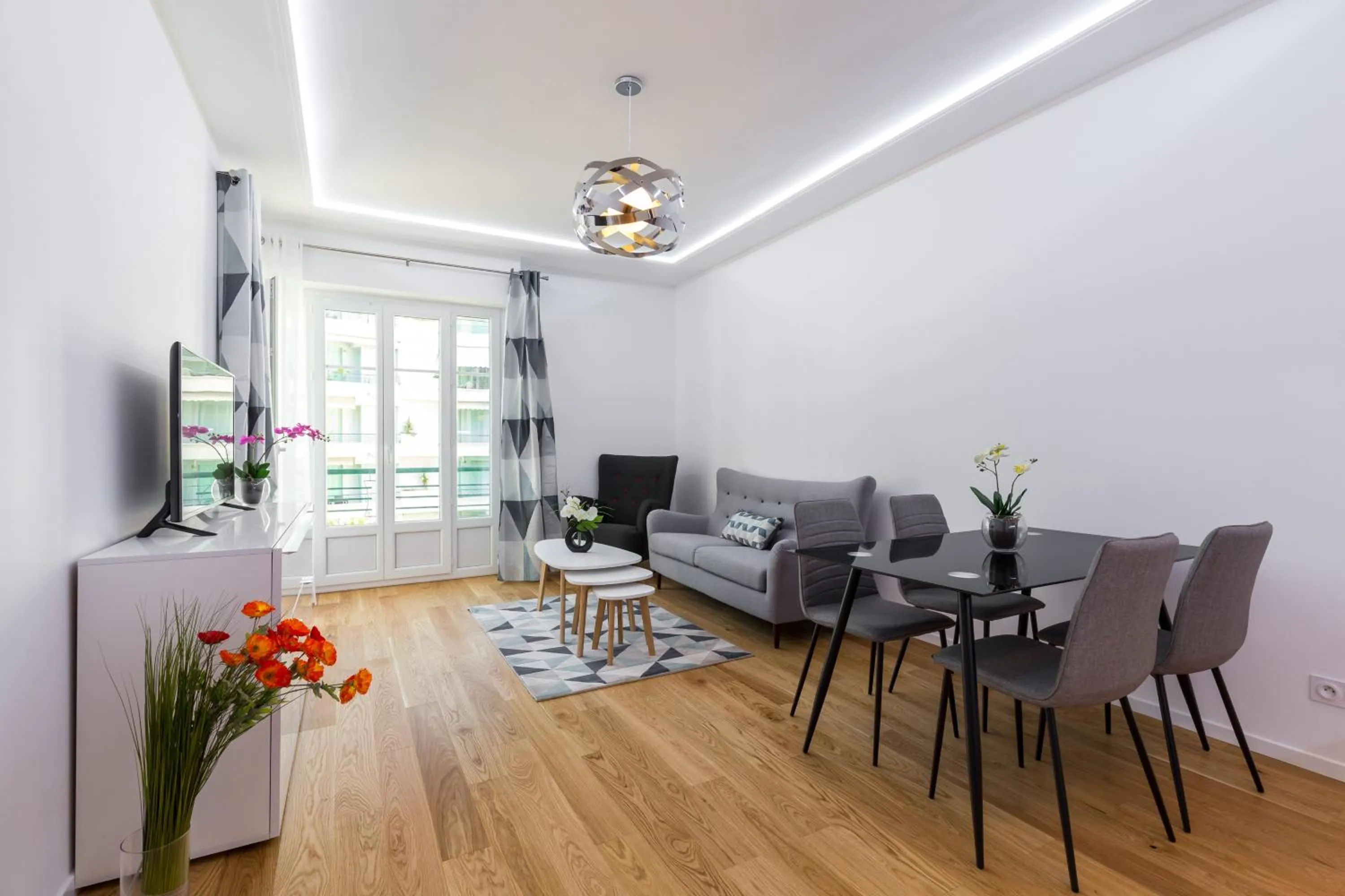 Living room in Nice Beach - Promenade Des Anglais