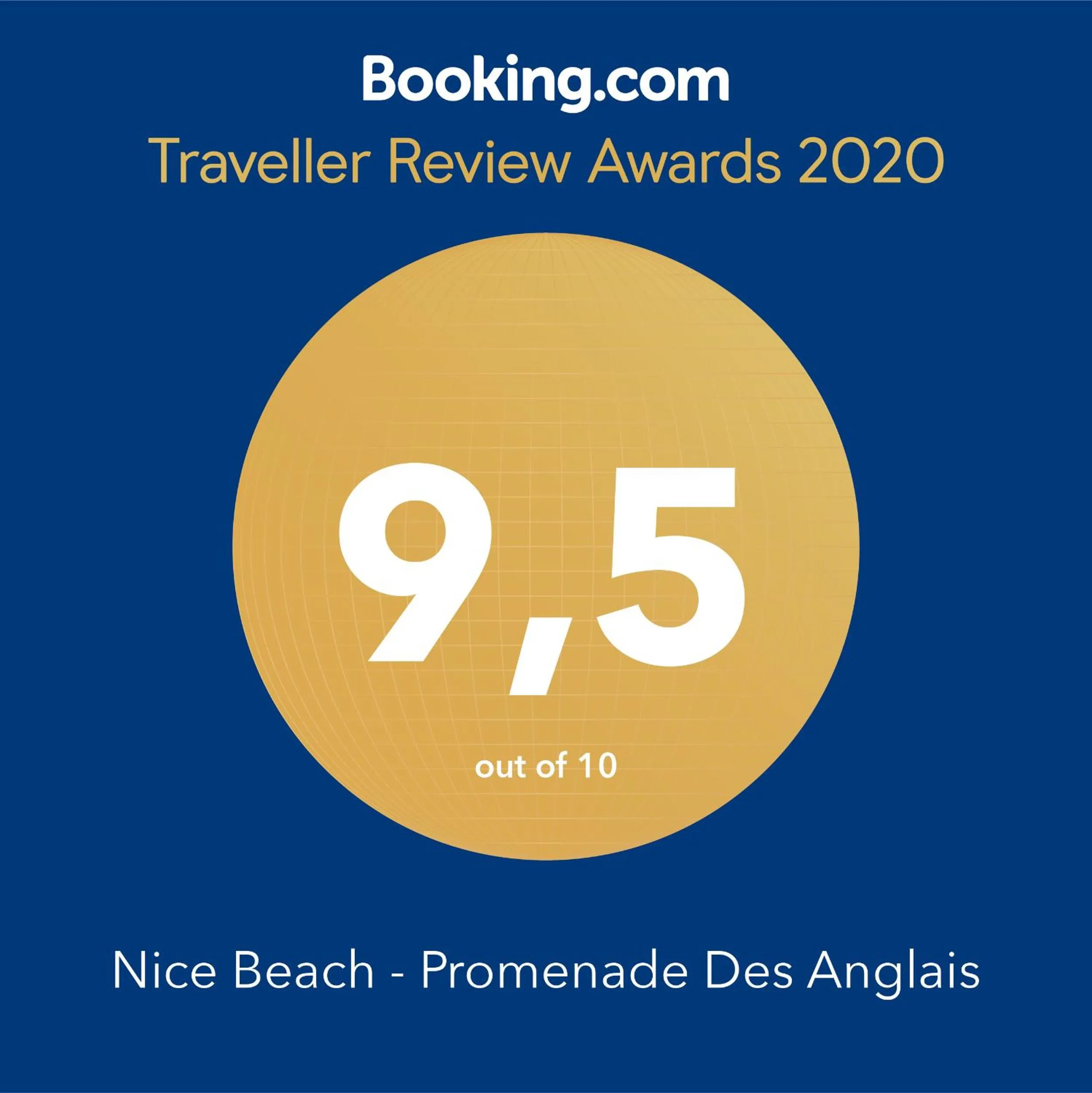 Logo/Certificate/Sign in Nice Beach - Promenade Des Anglais