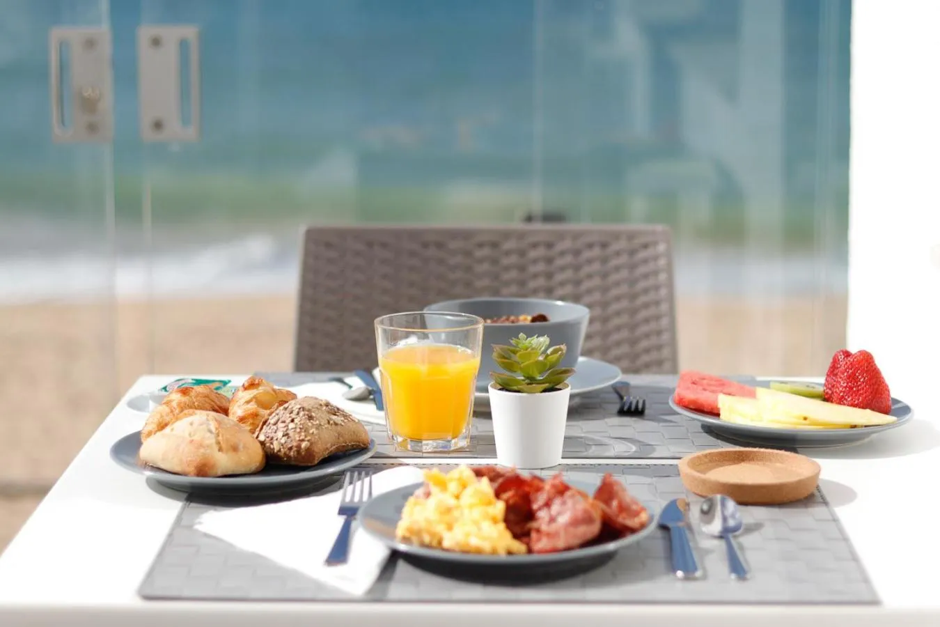 Balcony/Terrace in Golden Beach Guest House & Rooftop Bar