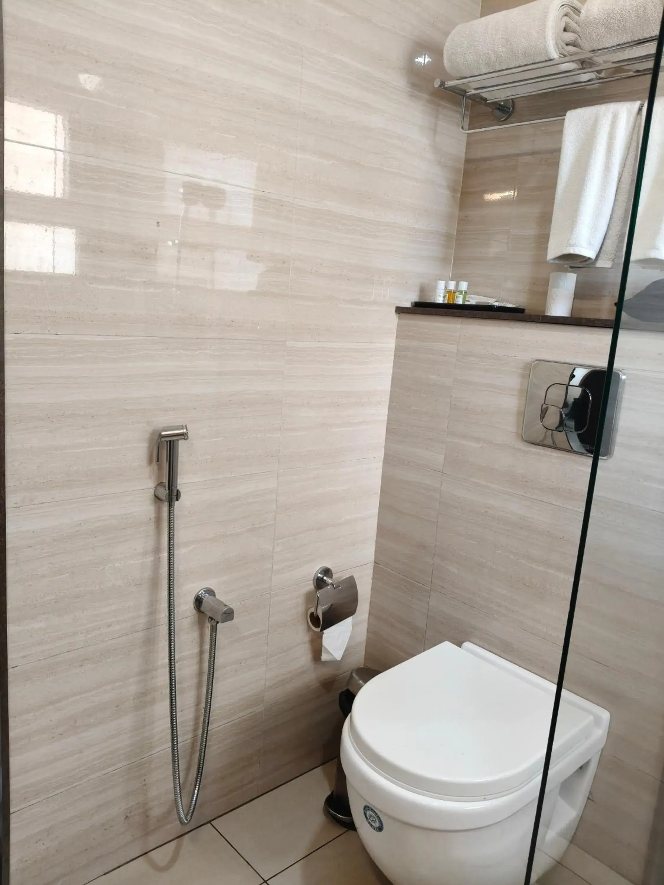 Toilet in Holiday Residency Coimbatore Toilet in Holiday Residency Coimbatore