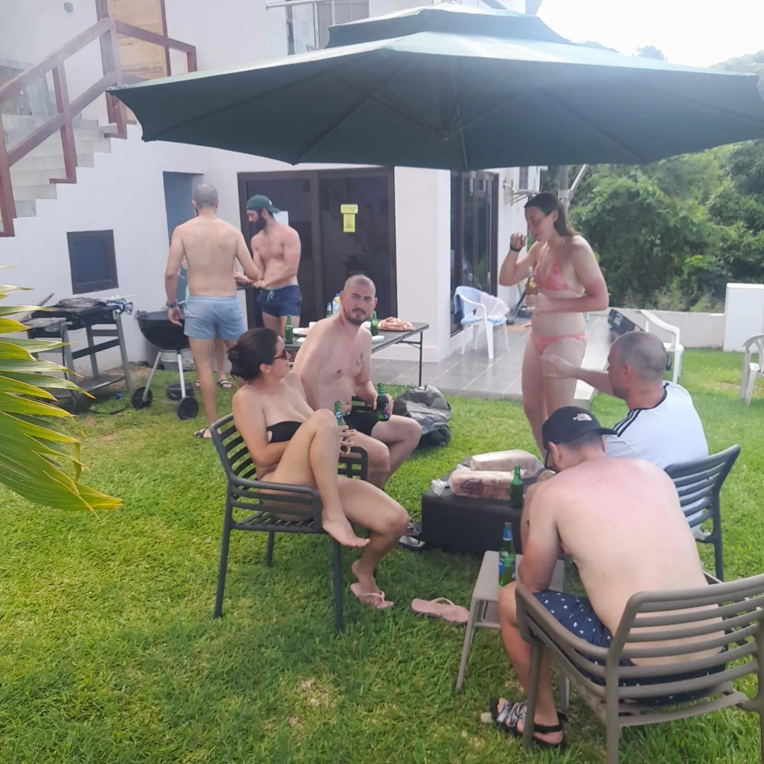 BBQ facilities in Maison L'Horizon