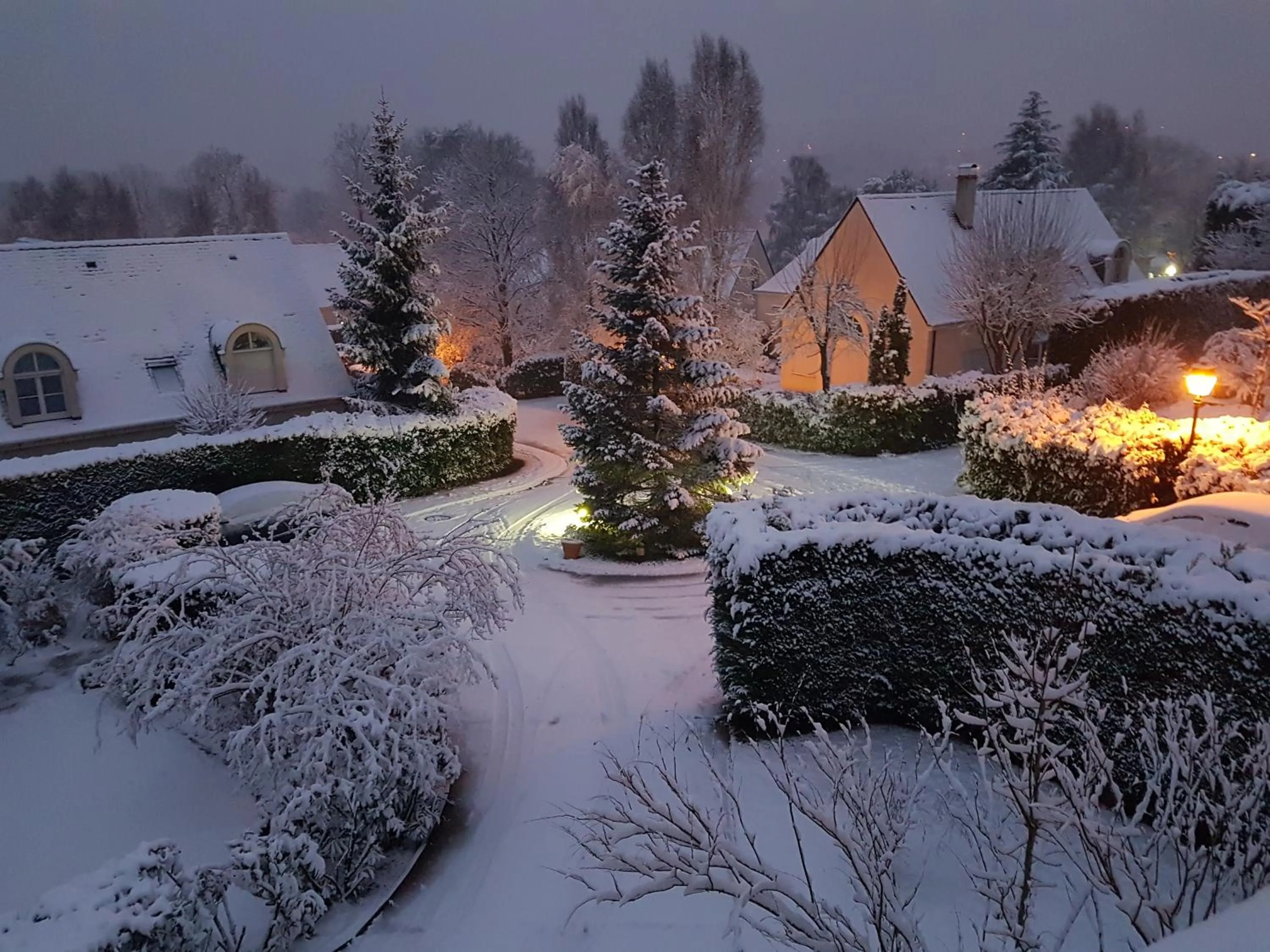 Winter in La Clémencerie Chambre d'hôtes
