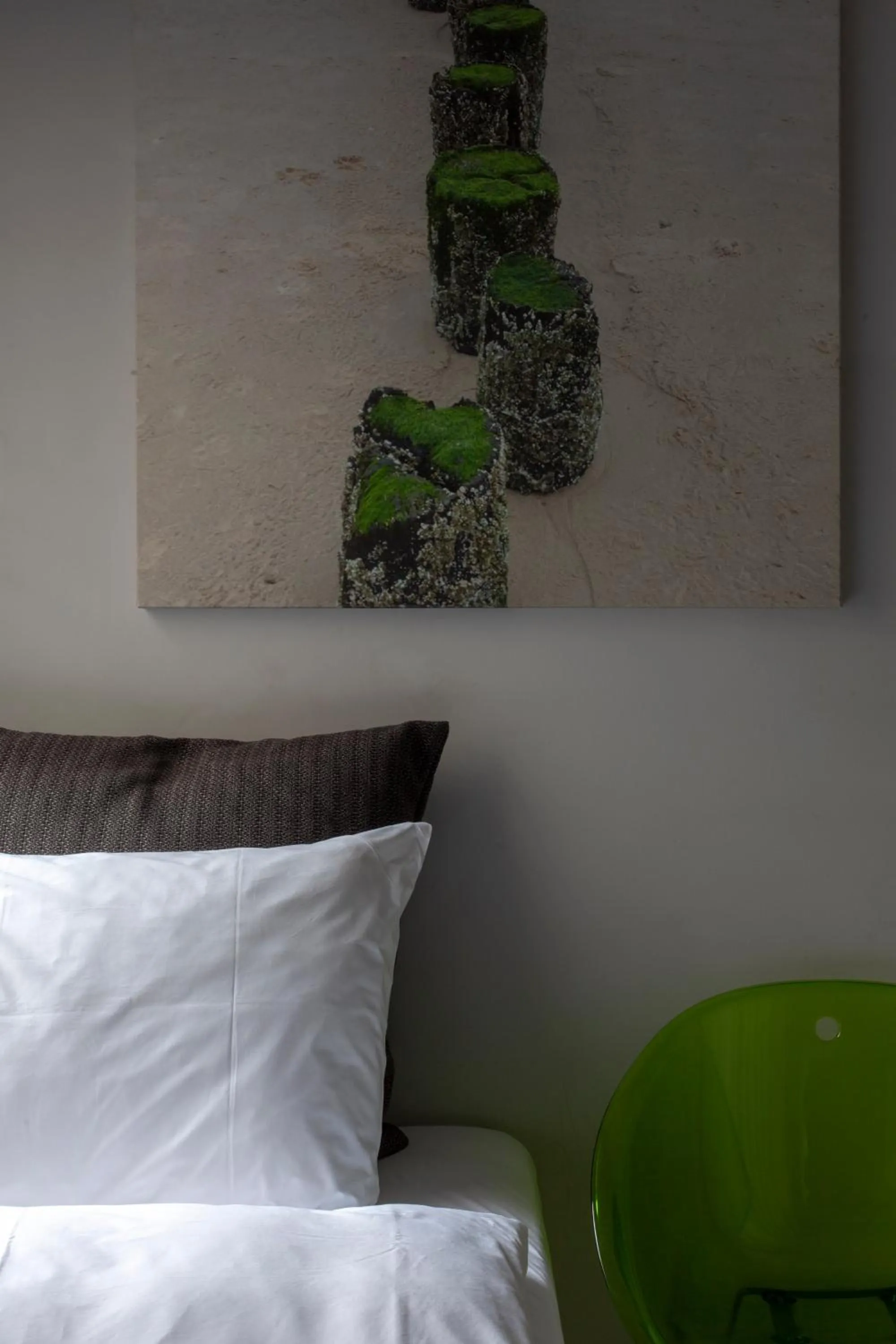 Decorative detail, Bed in BANKS Antwerp