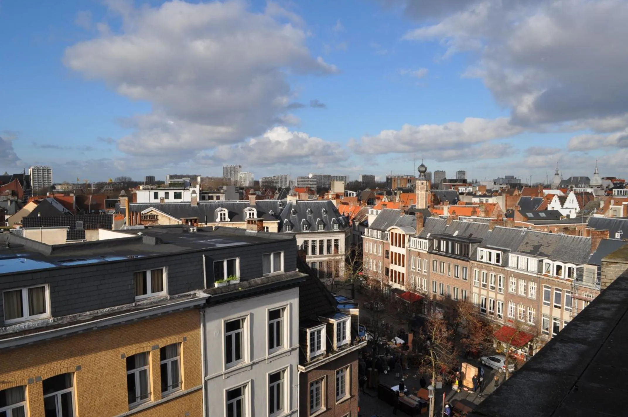 City view in BANKS Antwerp