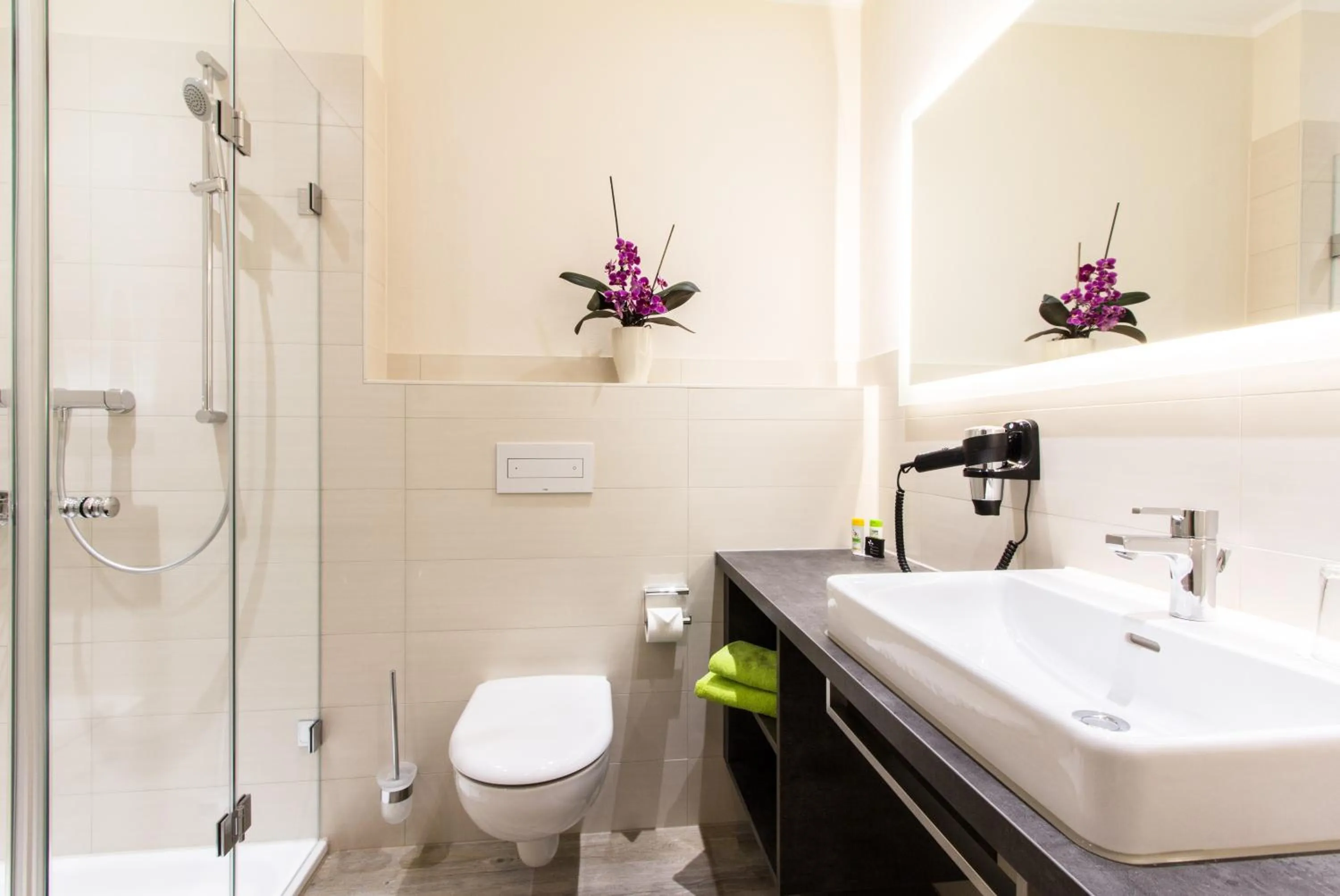 Shower in Wasmayr Hof