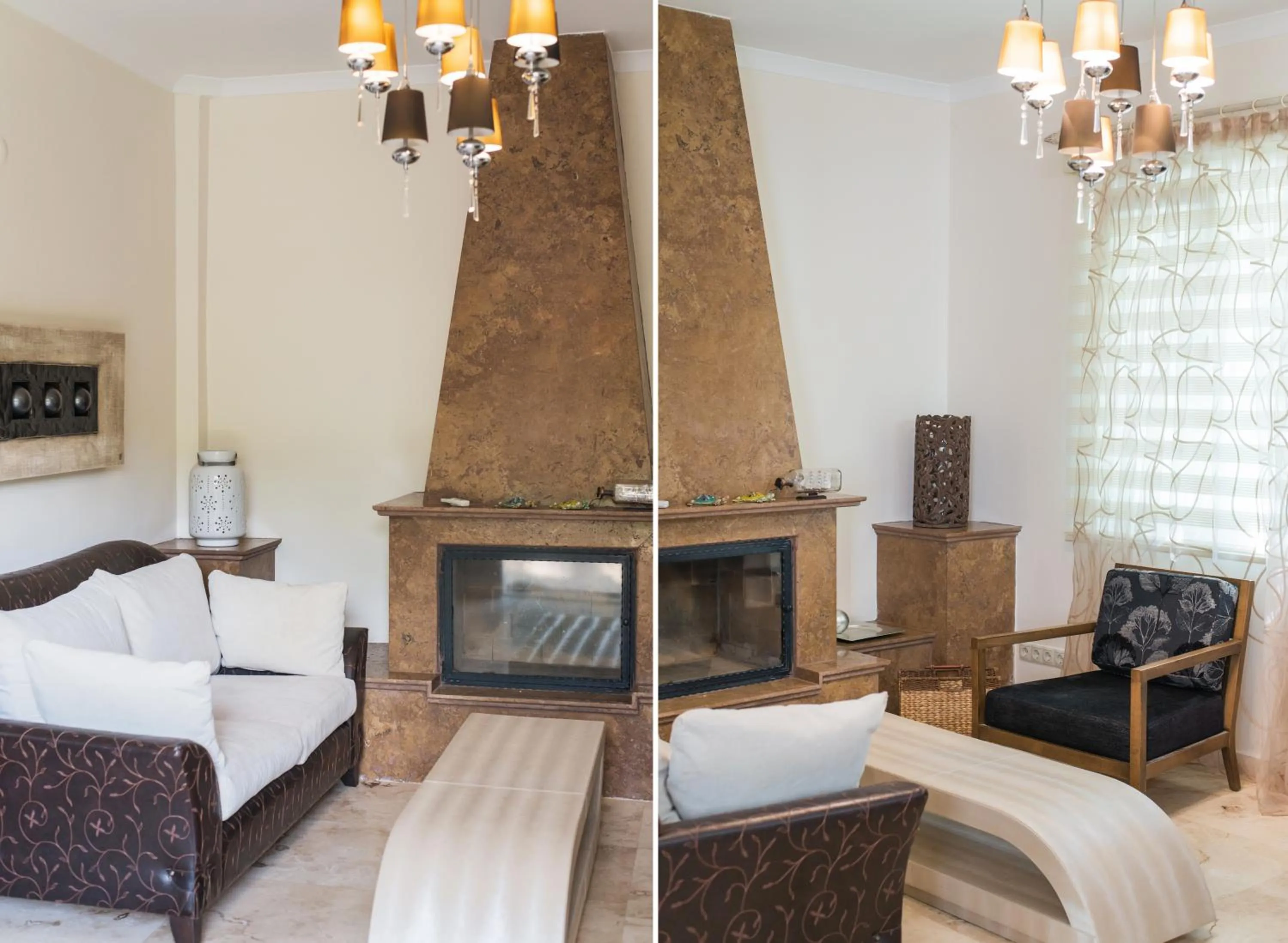 Seating area in Sofia Residence