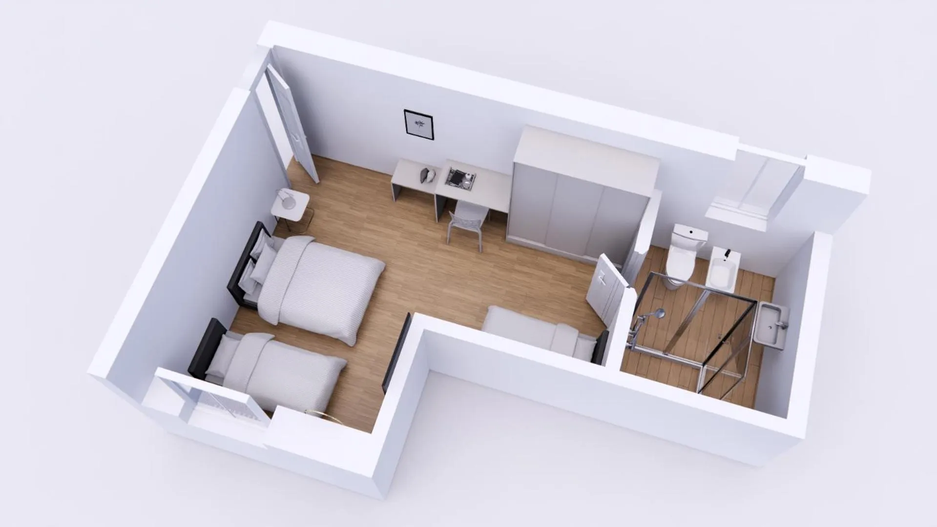 Bed in Hotel Cortaccia Sanvitale