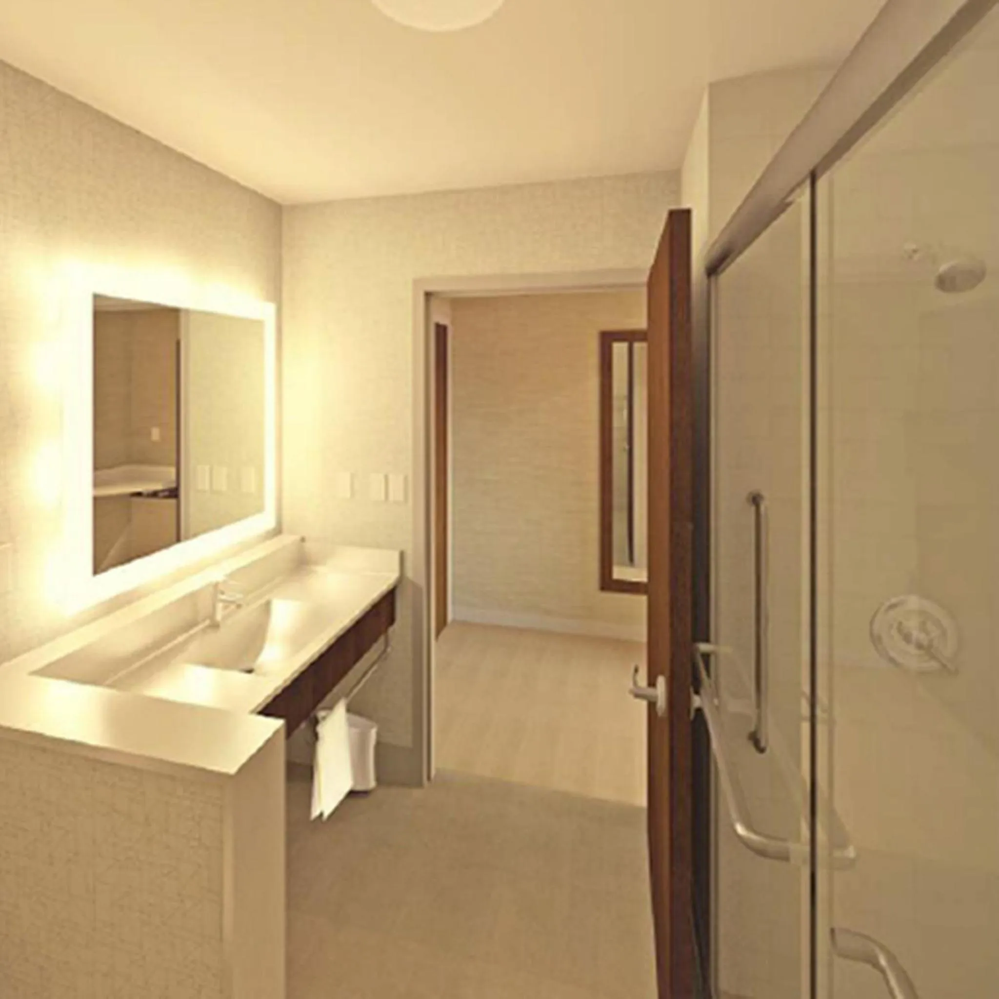 Bathroom in Holiday Inn Express & Suites - Sterling Heights-Detroit Area by IHG