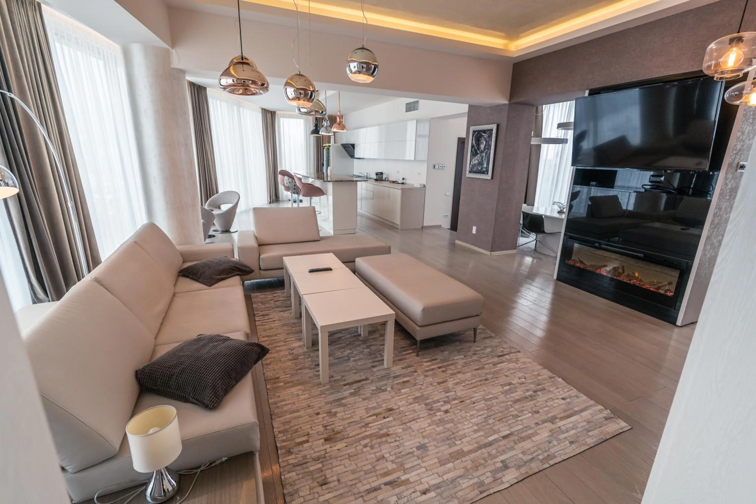 Living room in Grand Hotel Belvedere