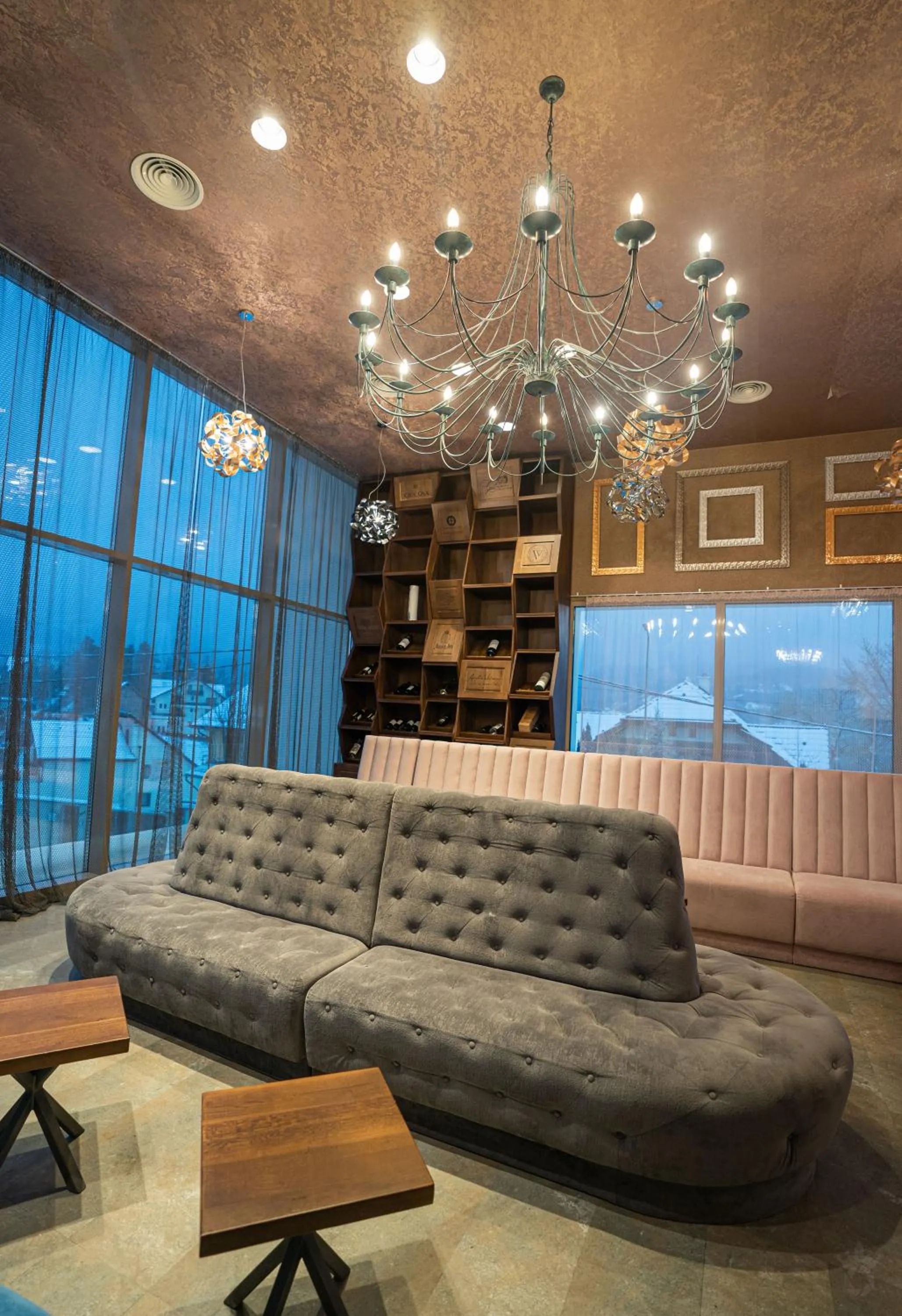 Lobby or reception in Grand Hotel Belvedere