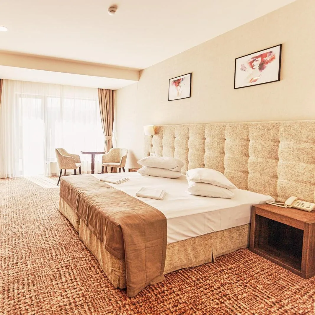 Bed in Grand Hotel Belvedere