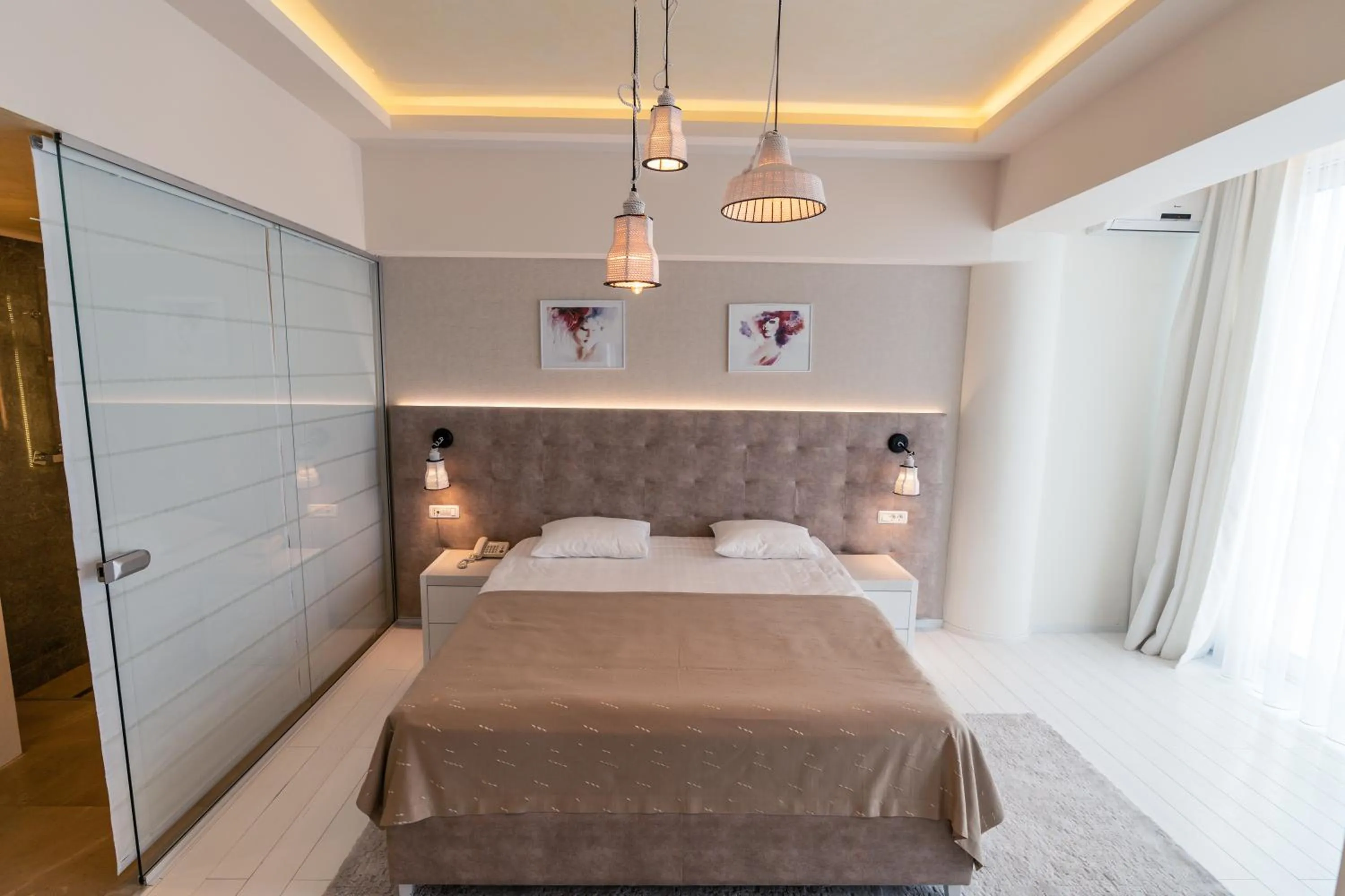 Bed in Grand Hotel Belvedere