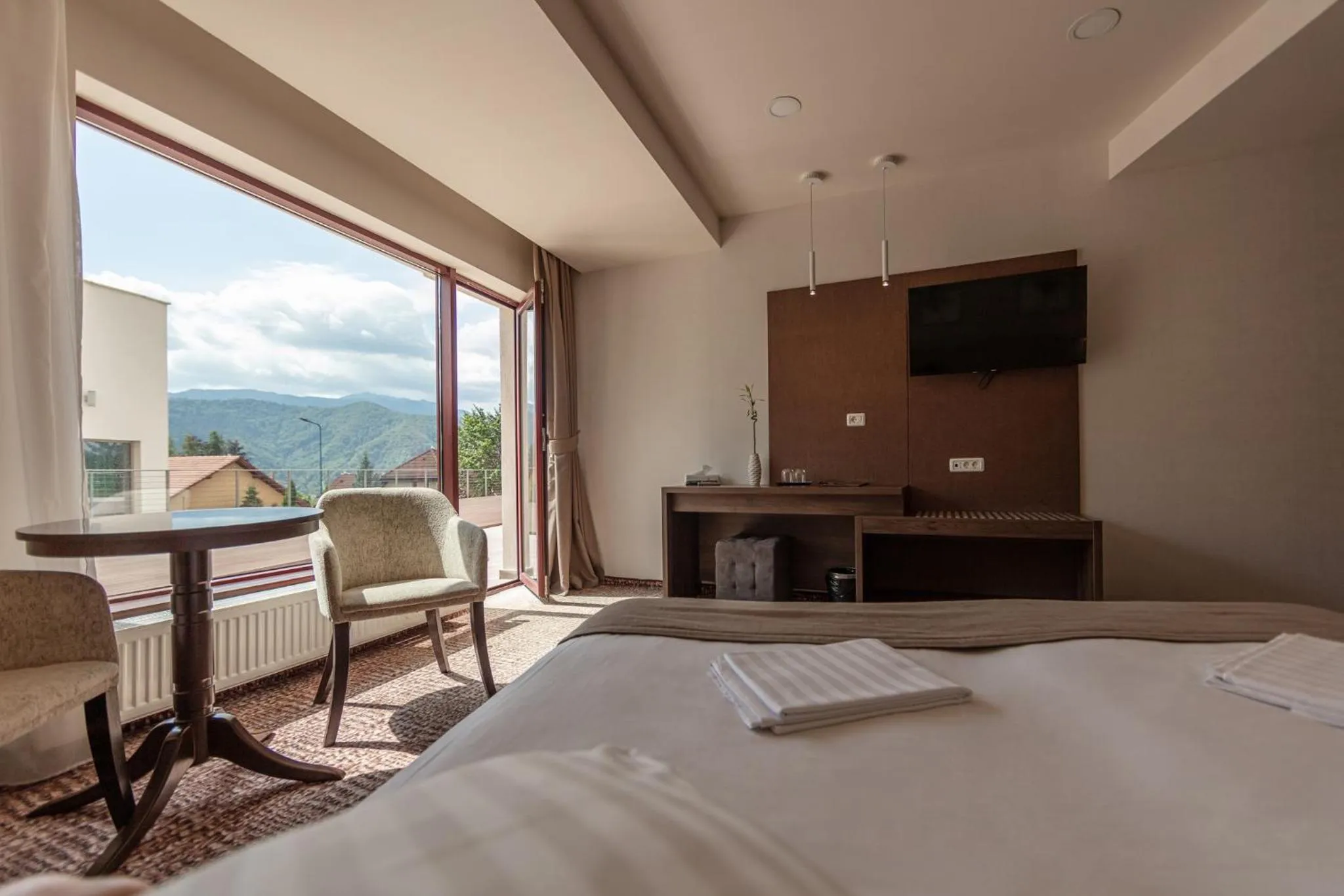 Bed in Grand Hotel Belvedere