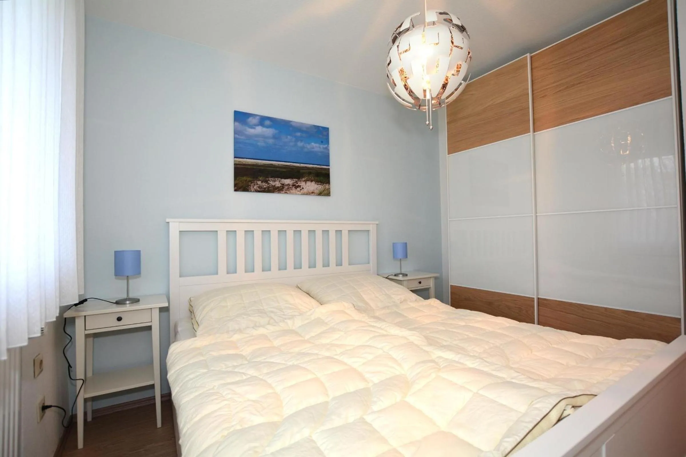 Bedroom, Bed in Borkum-Vier