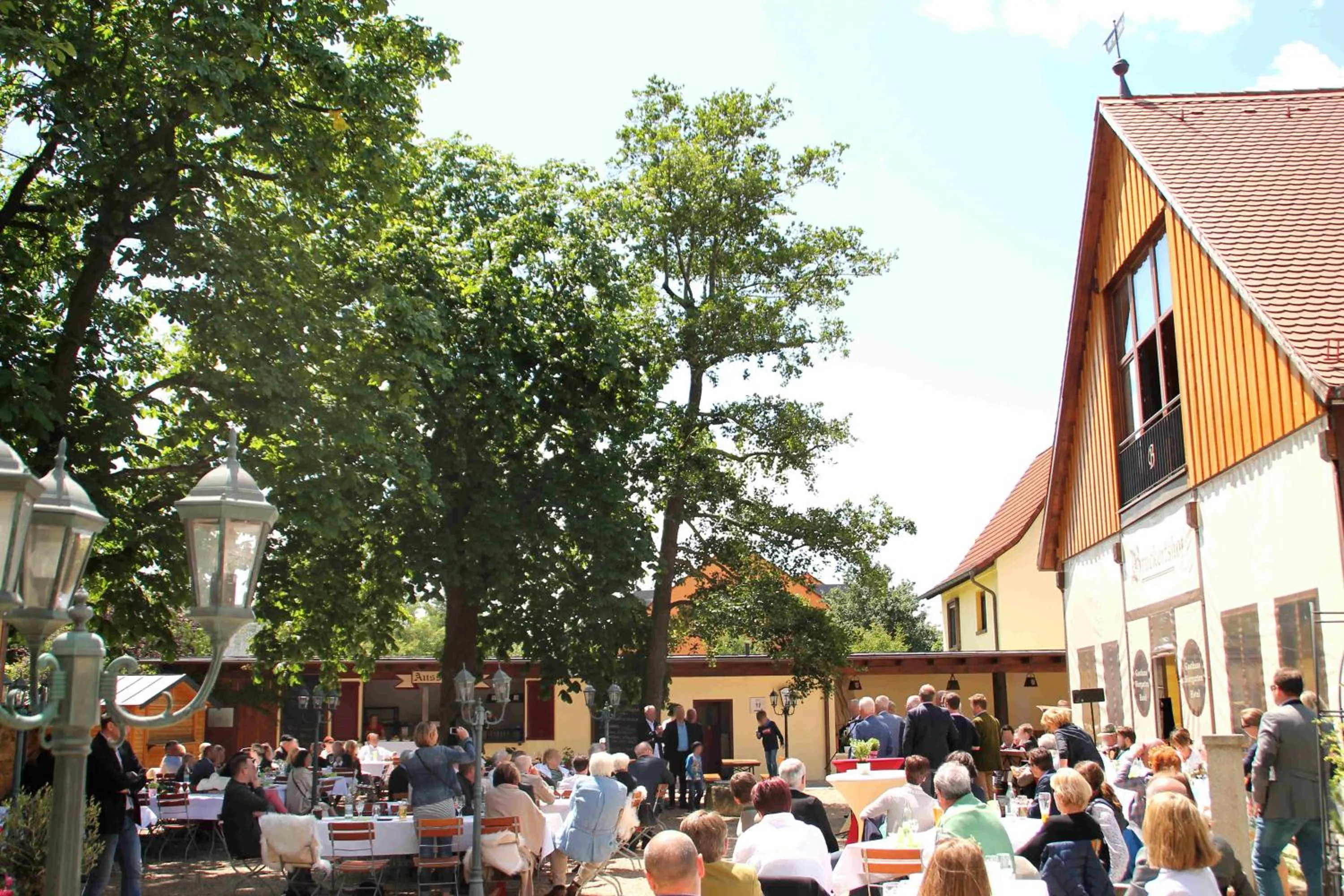 Patio in Hotel Bruckertshof