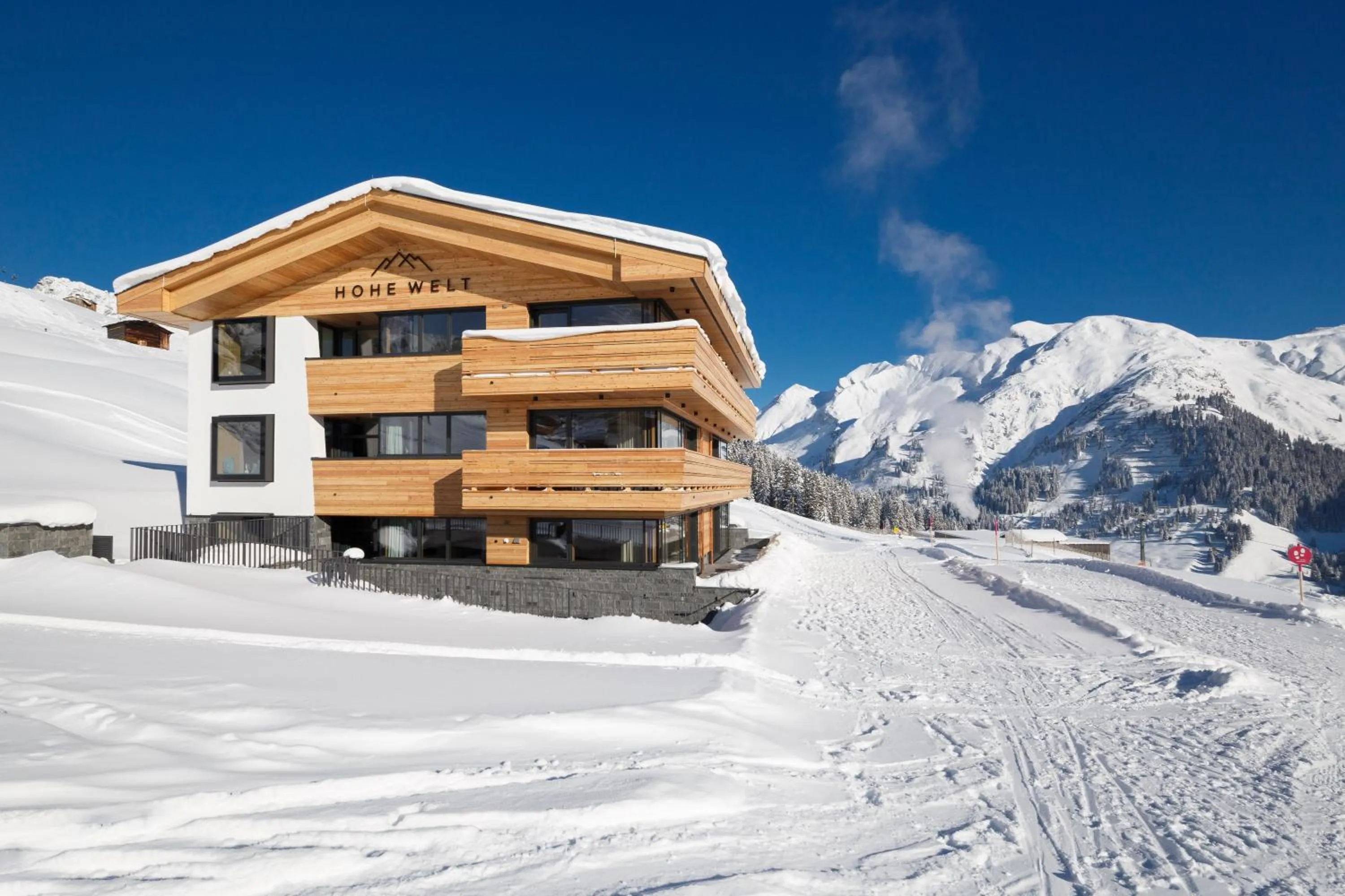 Property building in Chalet Hohe Welt - luxury apartments