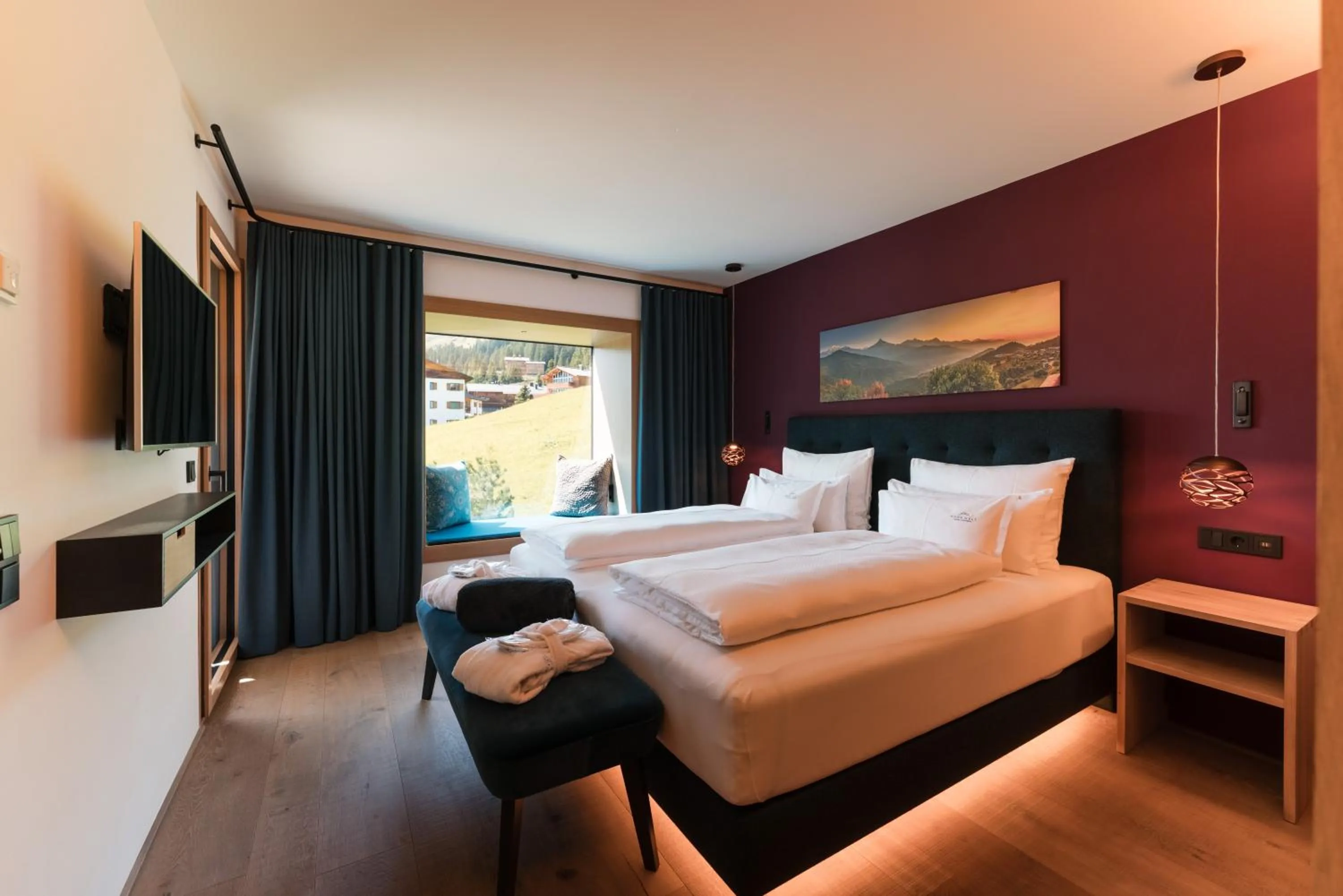 Bedroom, Bed in Chalet Hohe Welt - luxury apartments