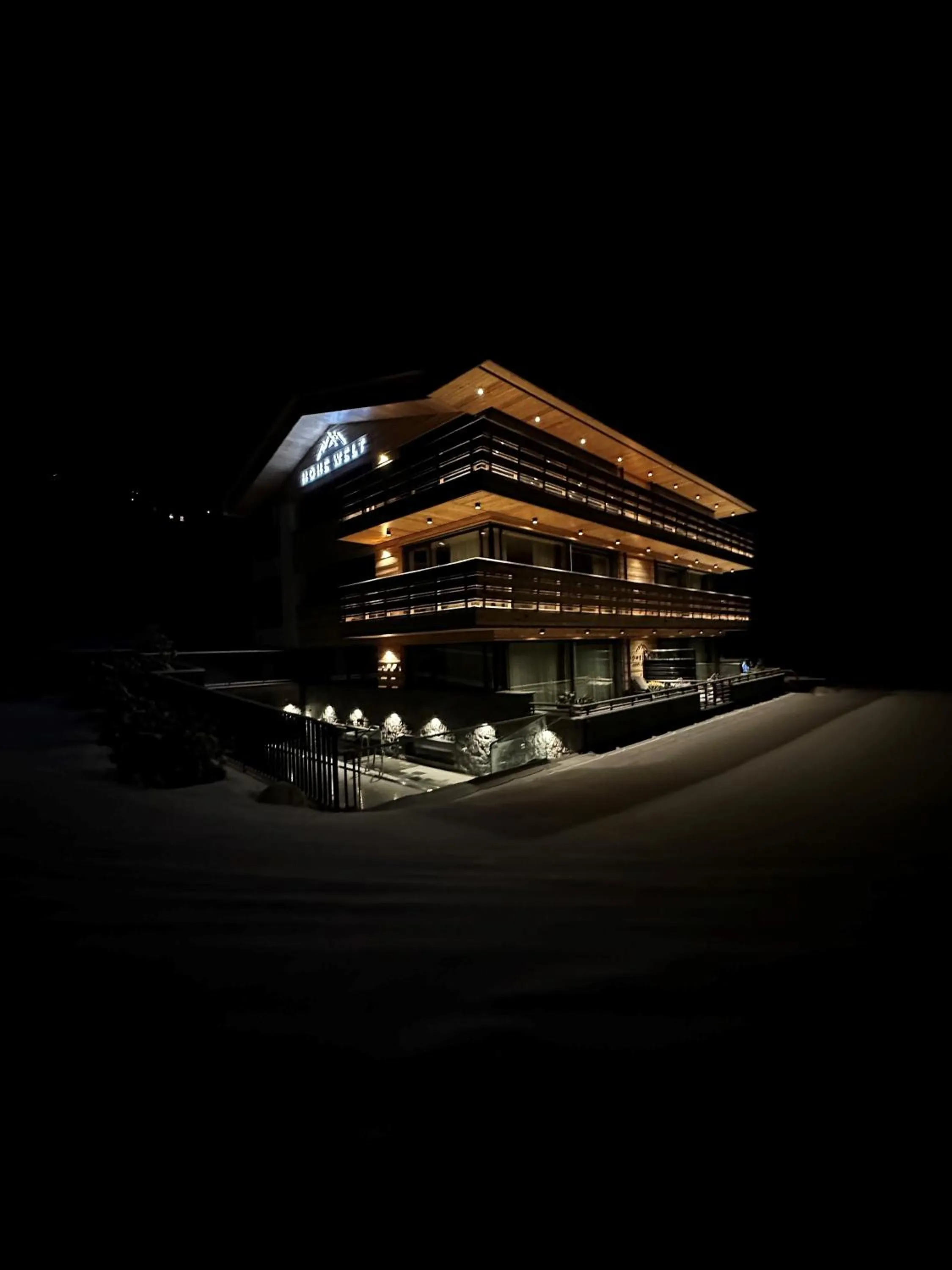 Property building in Chalet Hohe Welt - luxury apartments