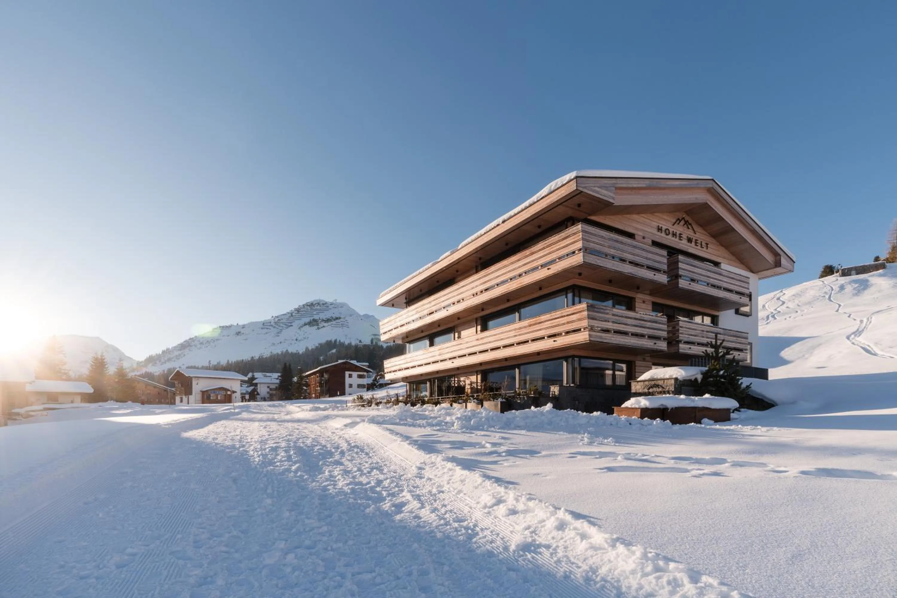 Winter in Chalet Hohe Welt - luxury apartments