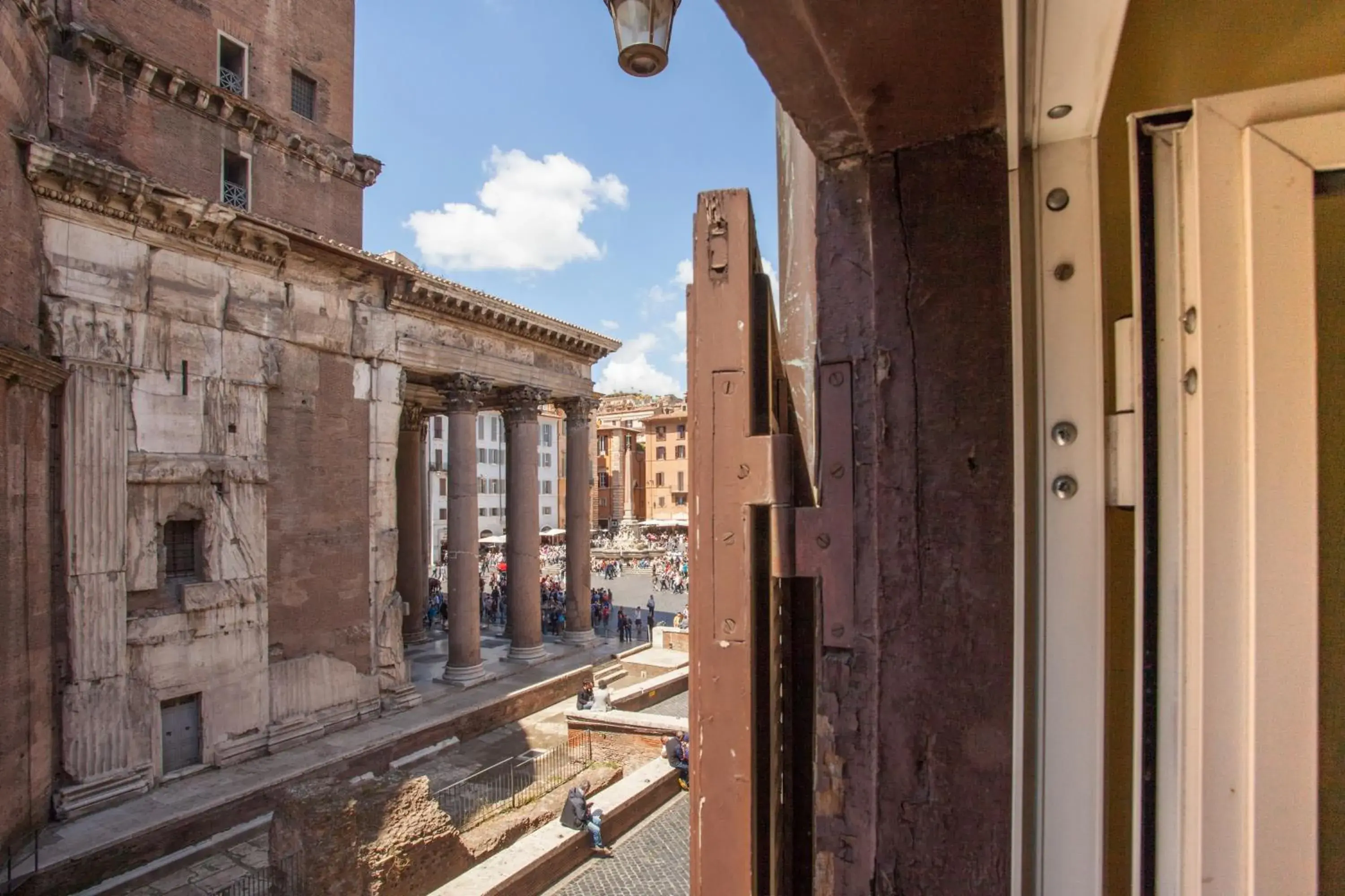 The Pantheon view in the heart of Rome The Pantheon view in the heart of Rome