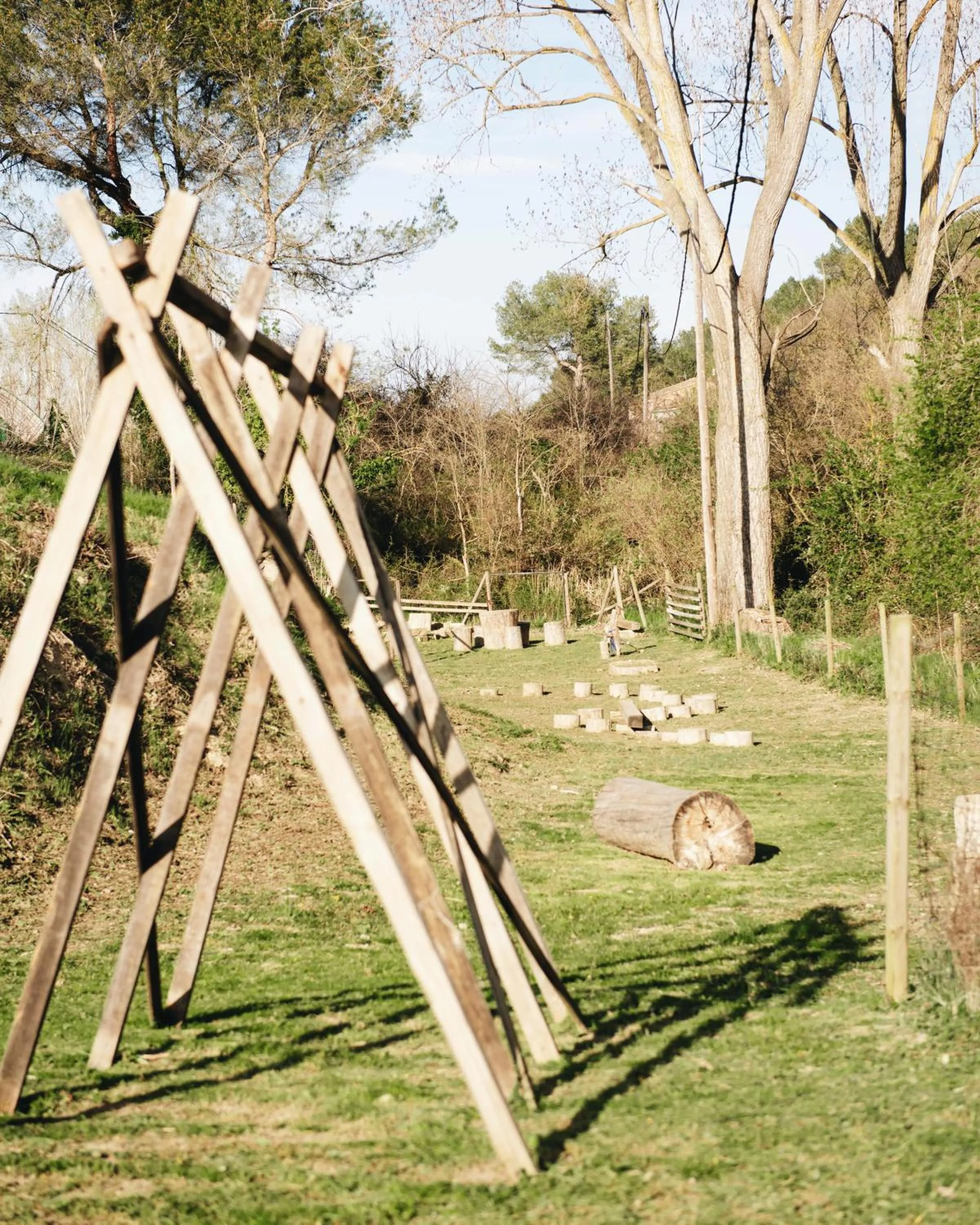 Children play ground in Can Alemany