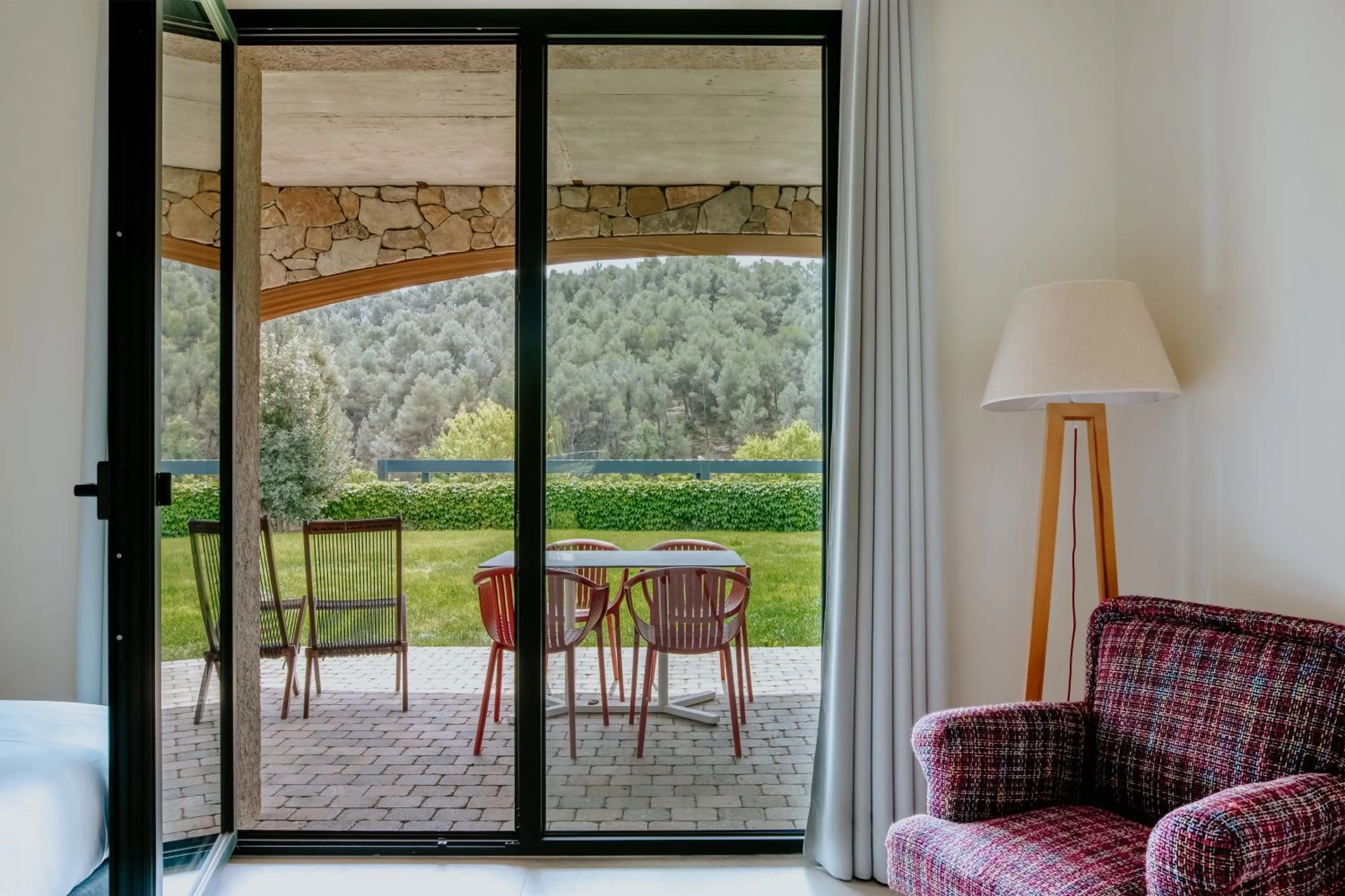 Garden view in Can Alemany