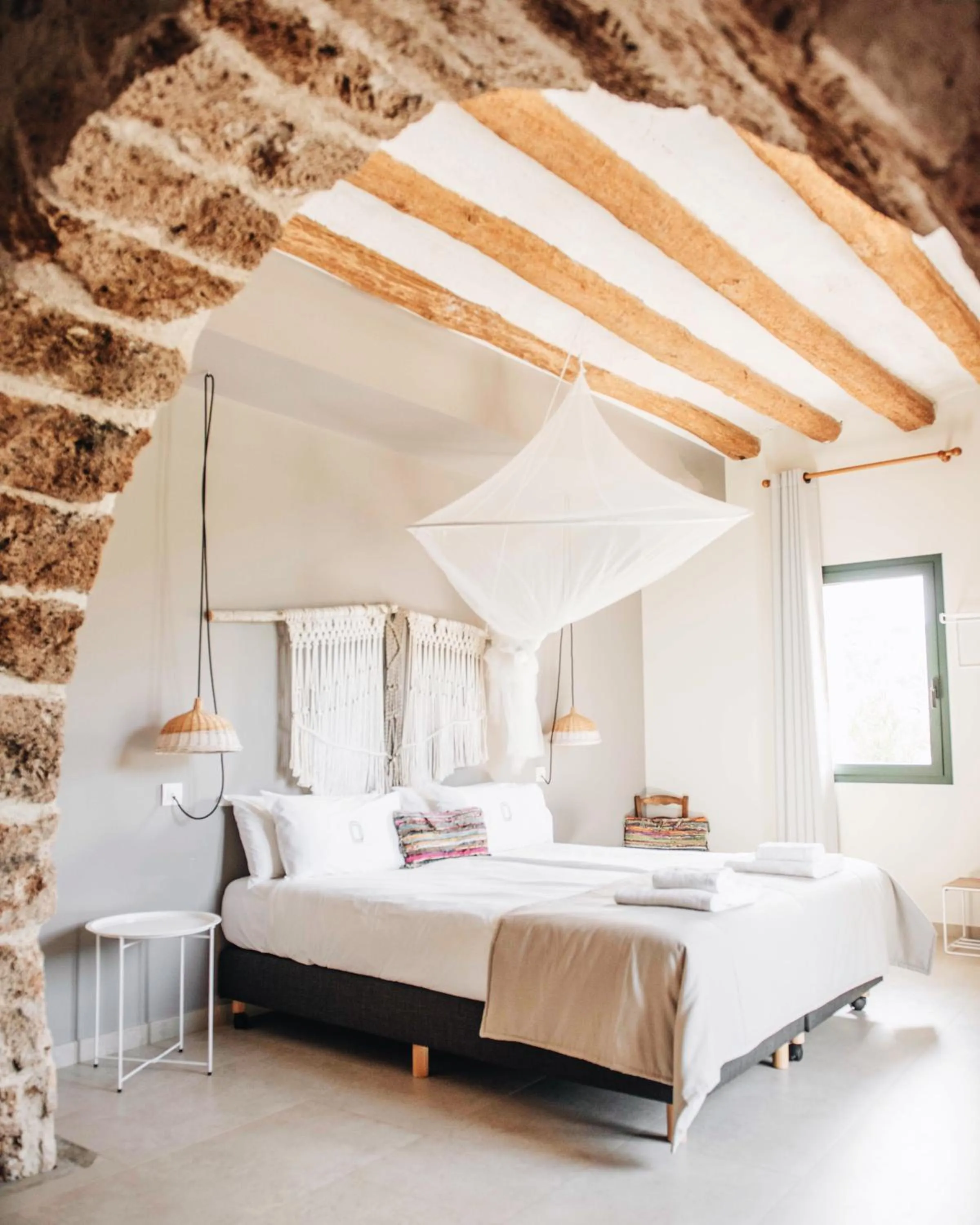 Bedroom, Bed in Can Alemany