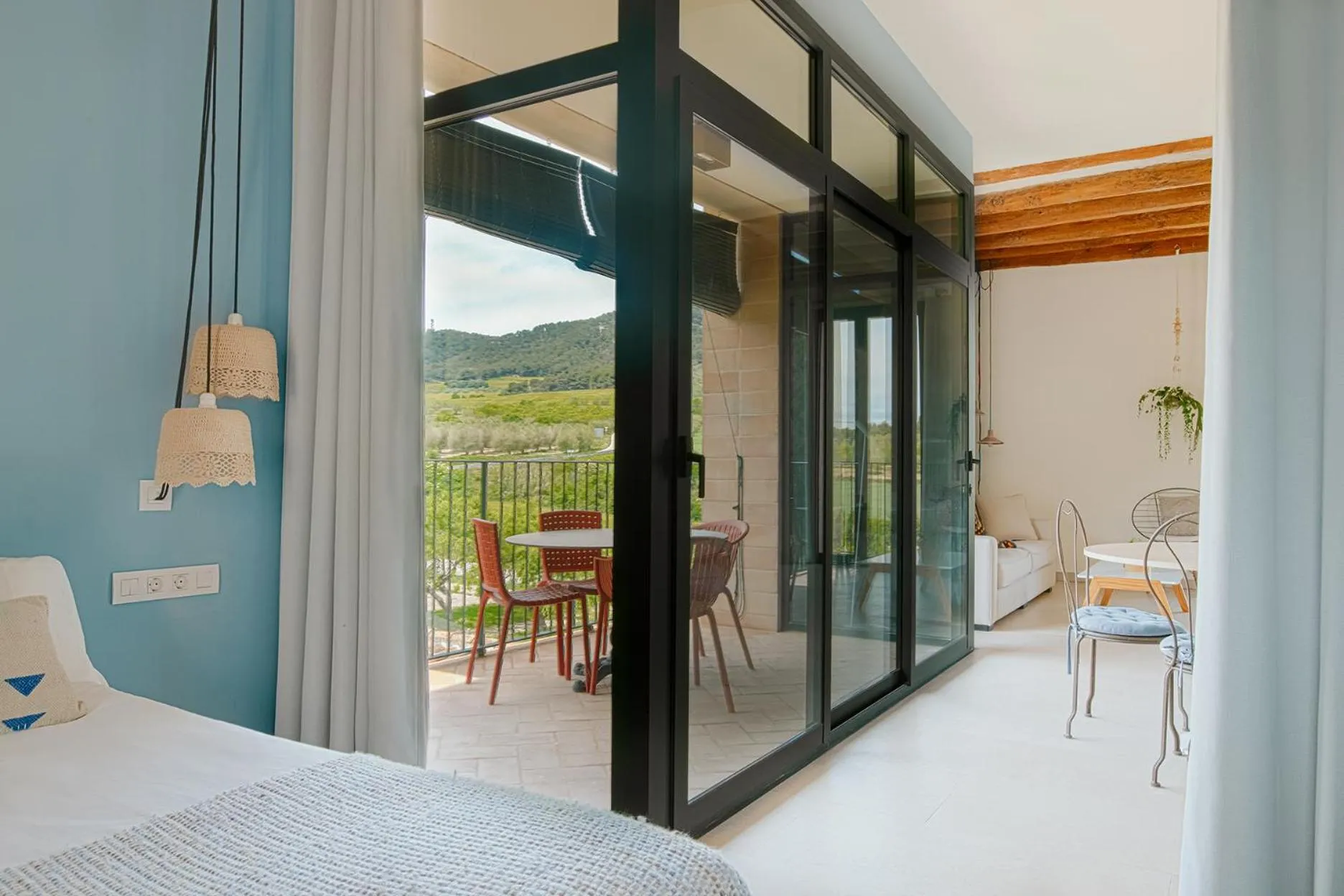 Balcony/Terrace, Bed in Can Alemany