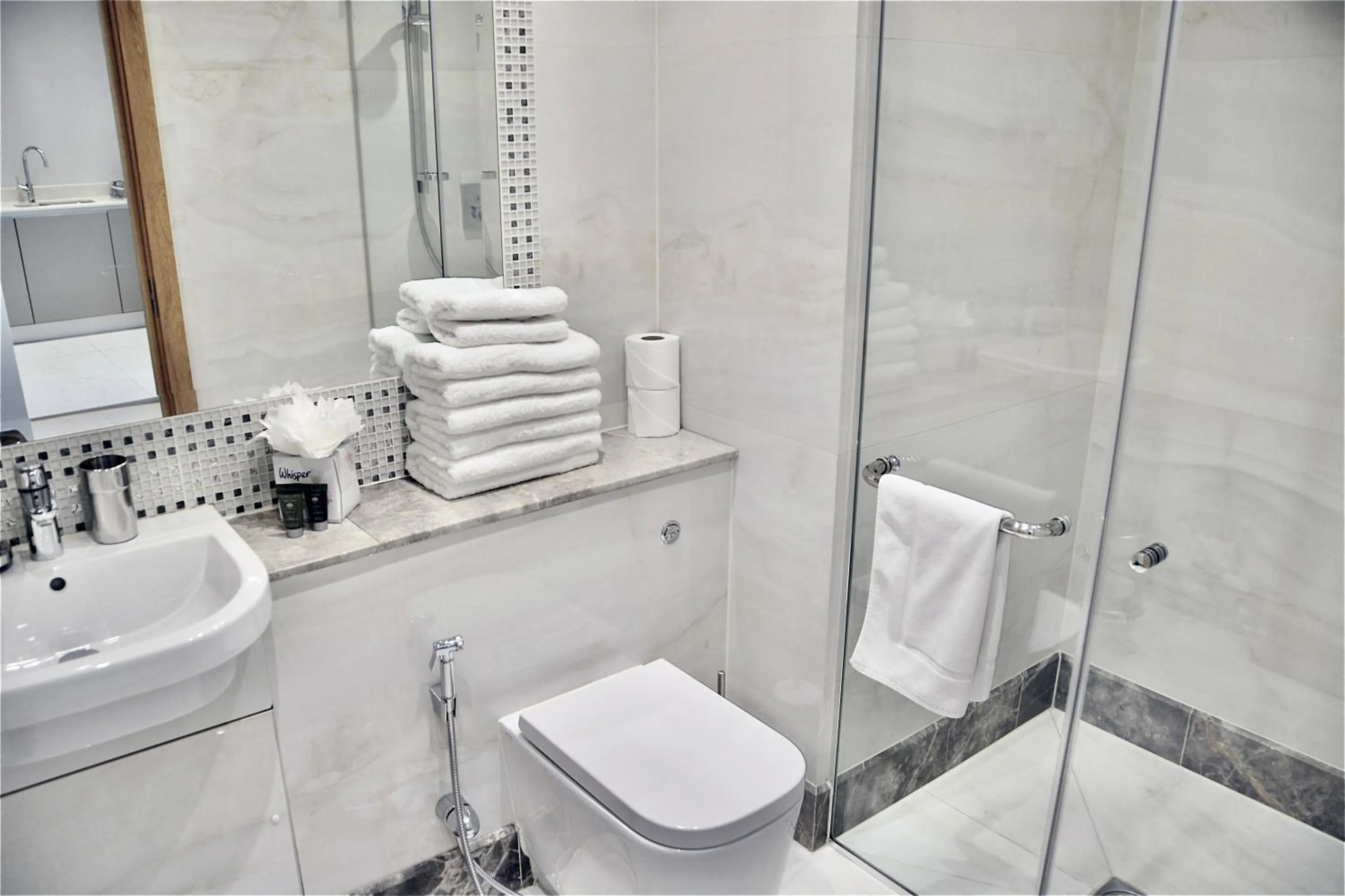 Shower in Sanctum Belsize Road