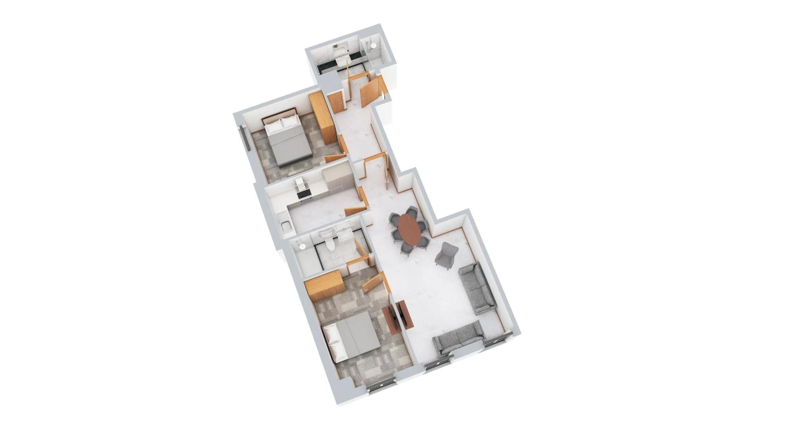 Floor plan in Sanctum Belsize Road