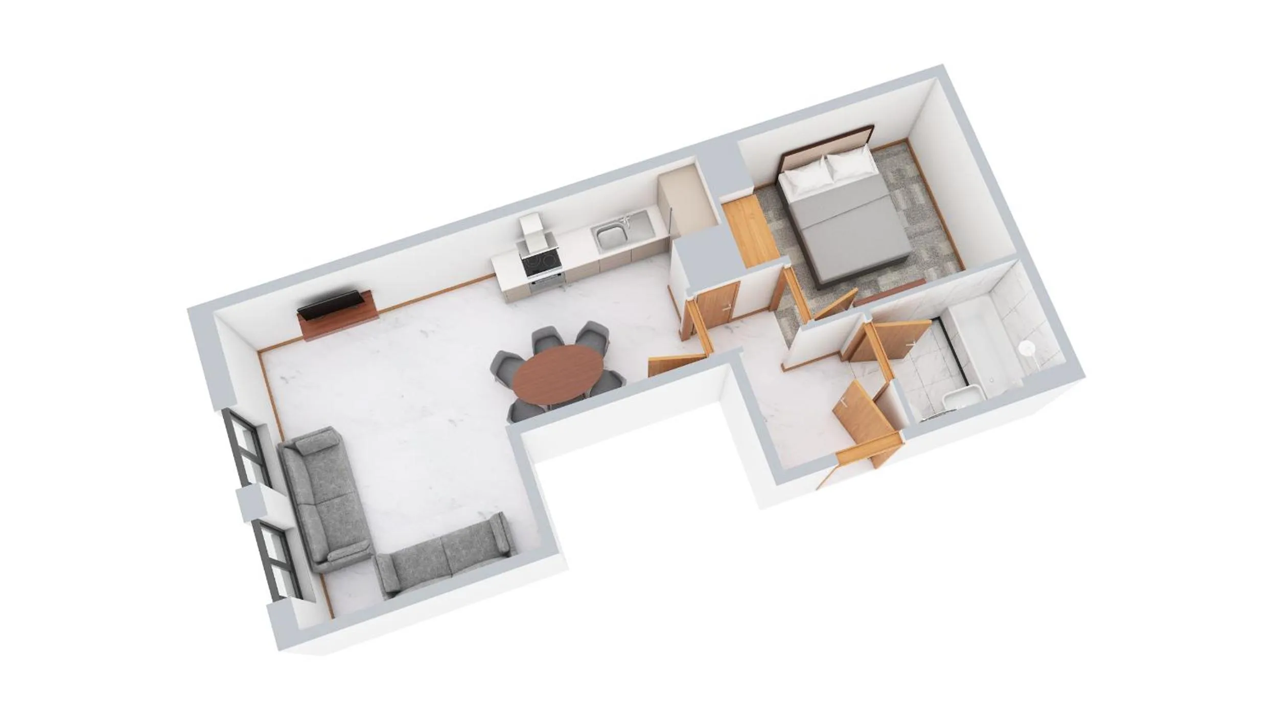Floor plan in Sanctum Belsize Road