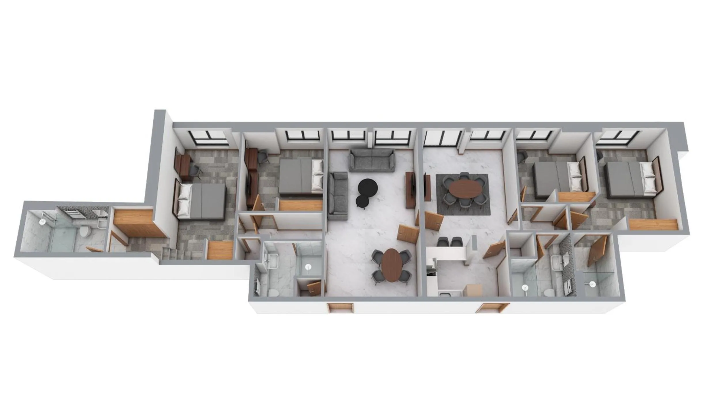 Floor plan in Sanctum Belsize Road