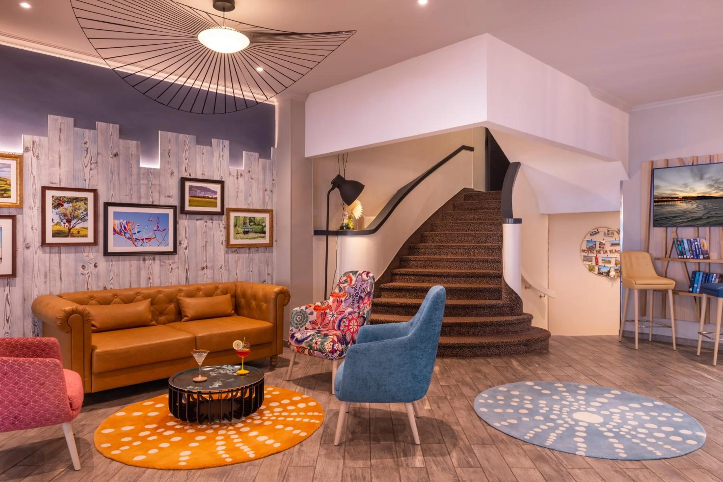 Lobby or reception in Hôtel de la Plage