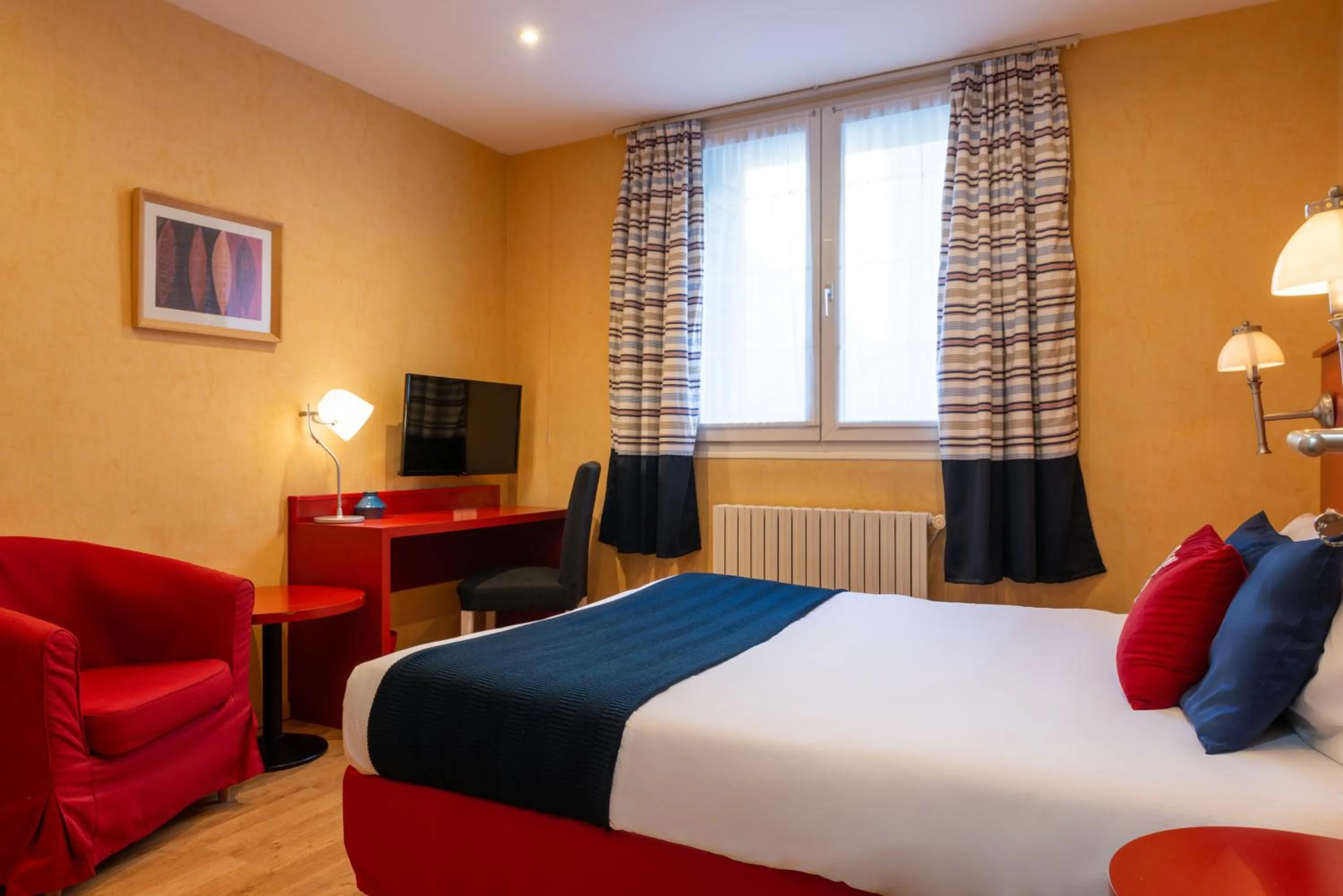 Bed in Hôtel de la Plage