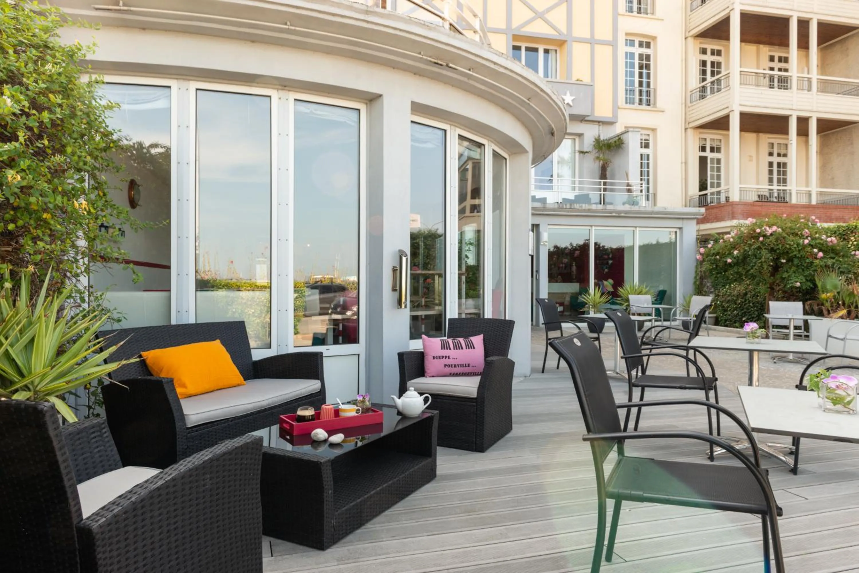 Balcony/Terrace in Hôtel de la Plage