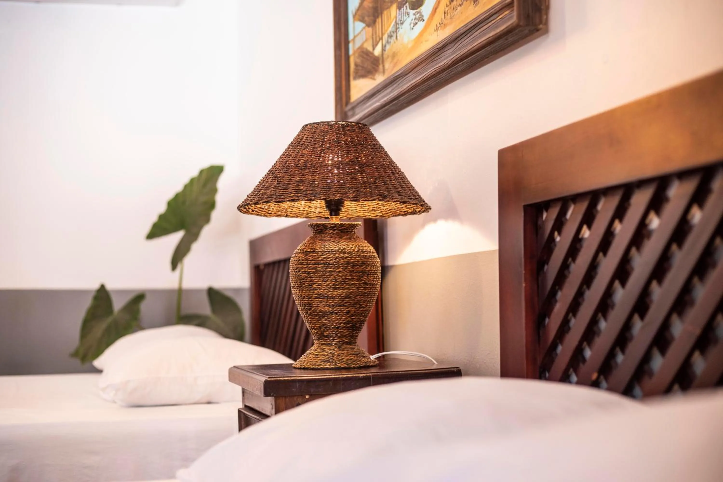 Bed in Hotel Hacienda del Mar