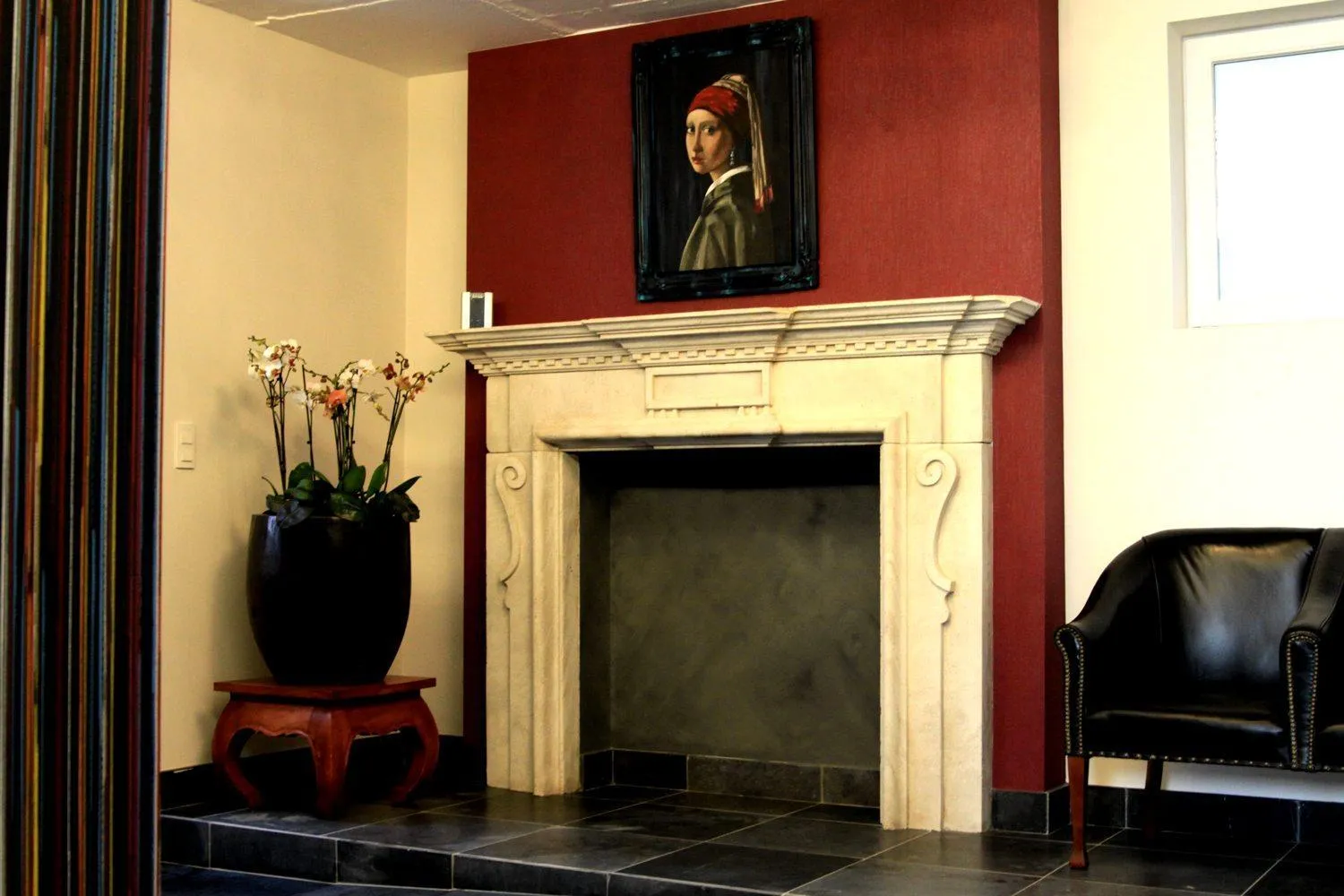 Decorative detail in B&B Sint Pieter