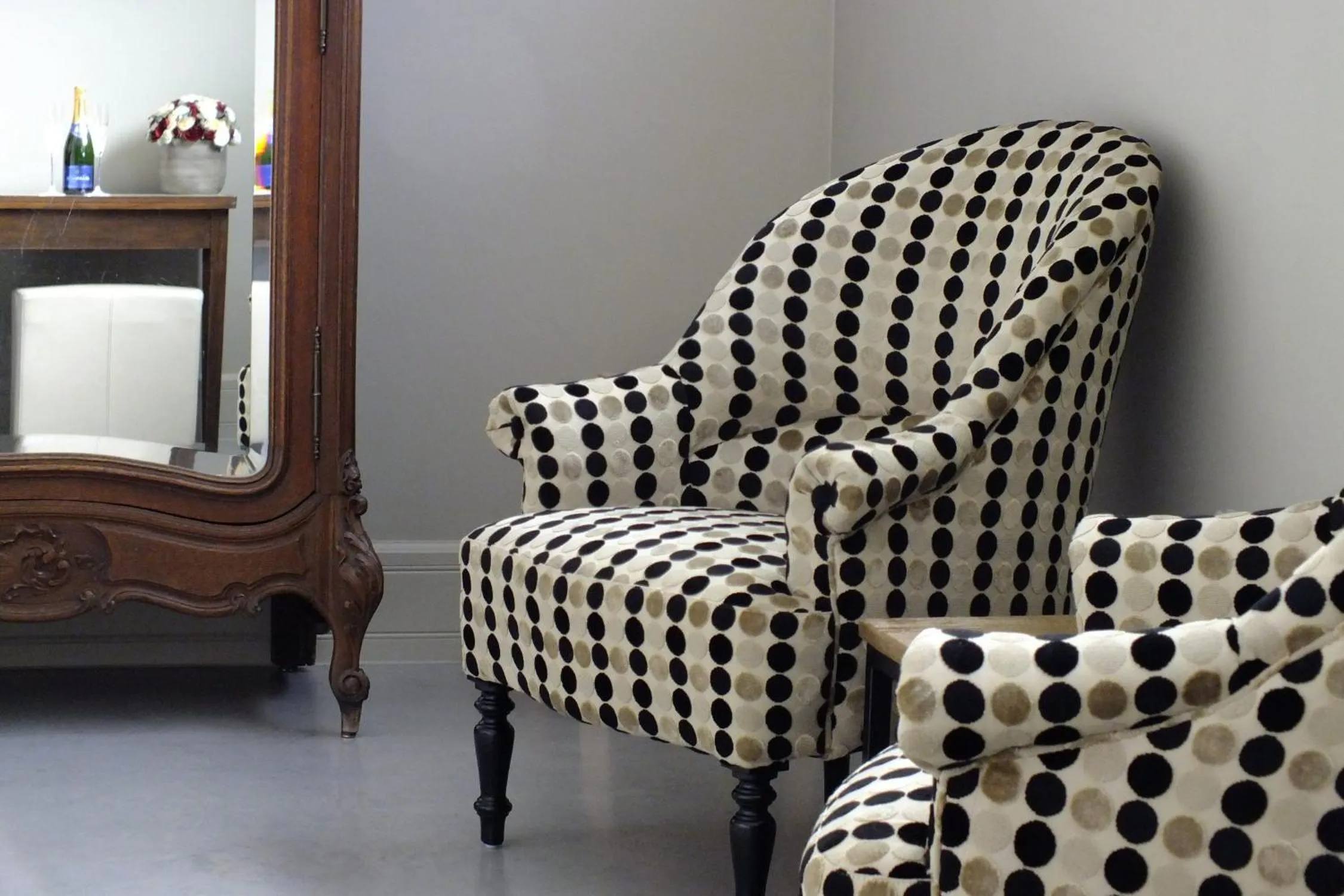 Seating area in B&B Sint Pieter